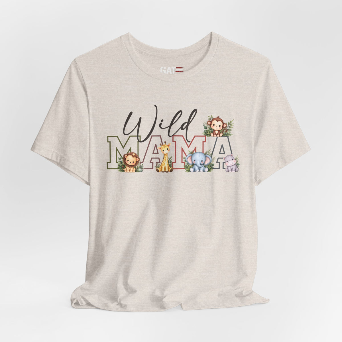 Wild Mama Tee — Cute Jungle Animal Mom Shirt