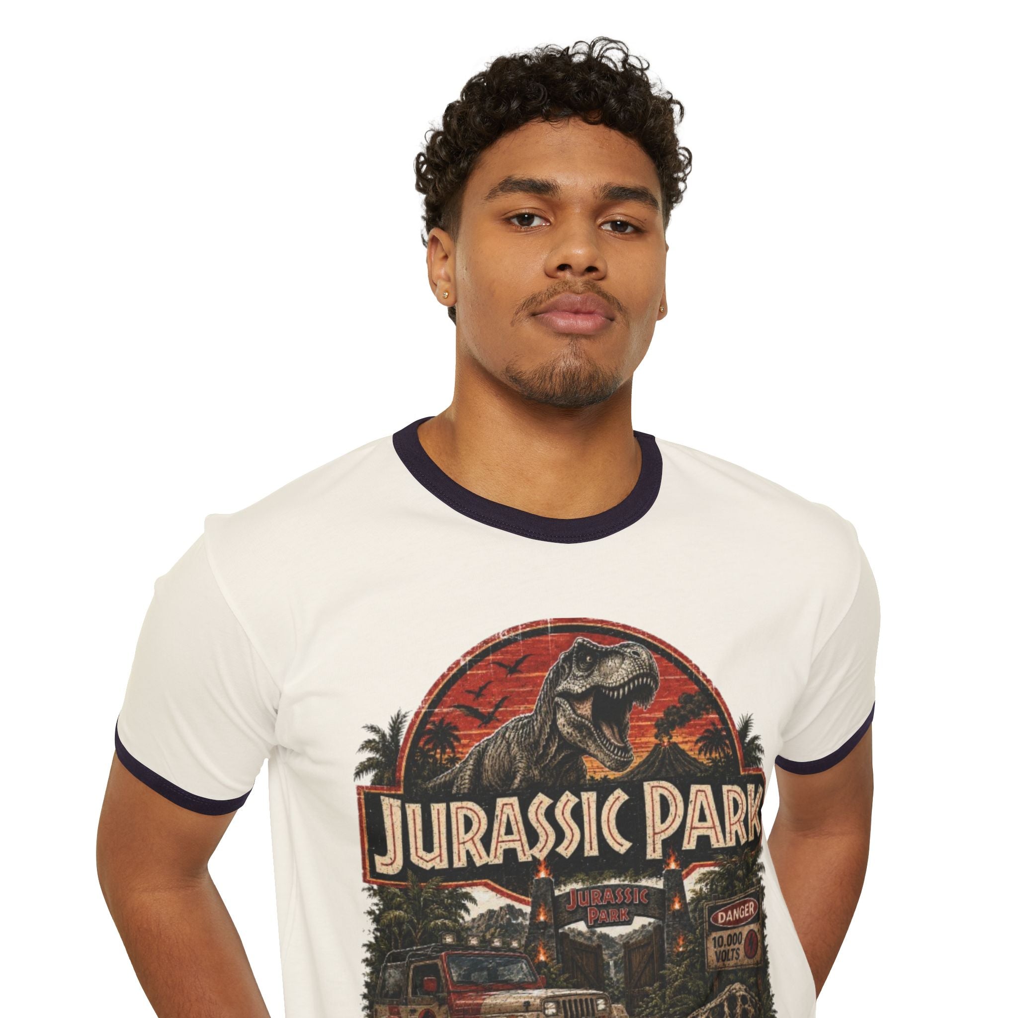 Jurassic Park Retro Ringer T-Shirt