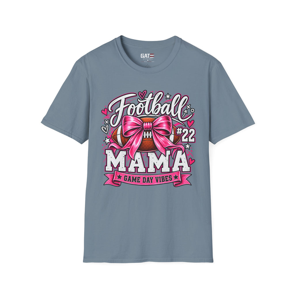 Personalized Football Mom Player Shirt | Custom Name & Number