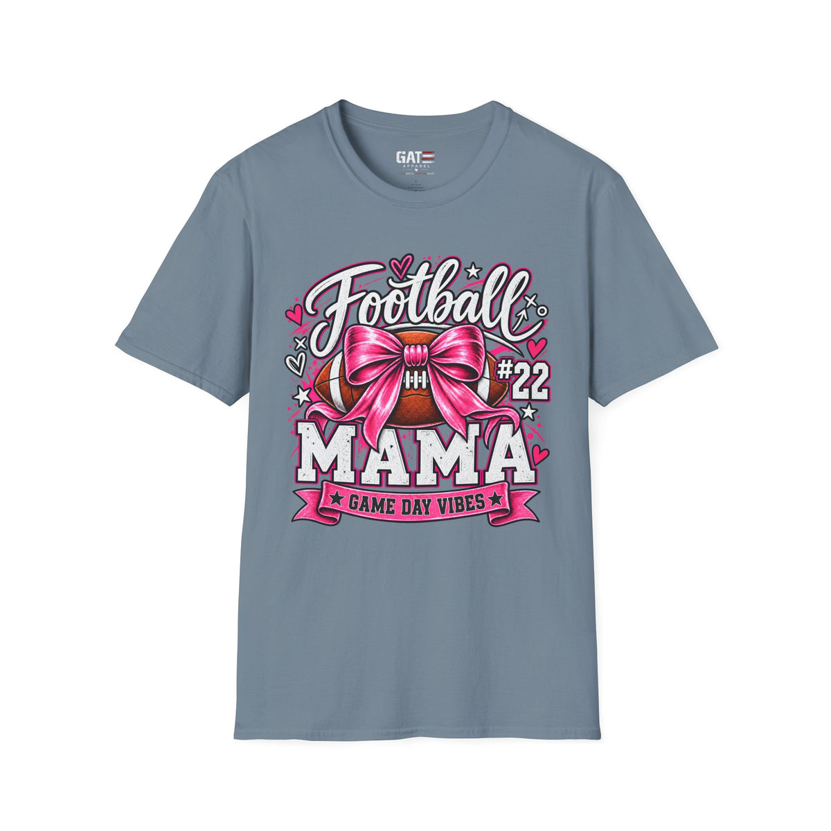 Personalized Football Mom Player Shirt | Custom Name & Number