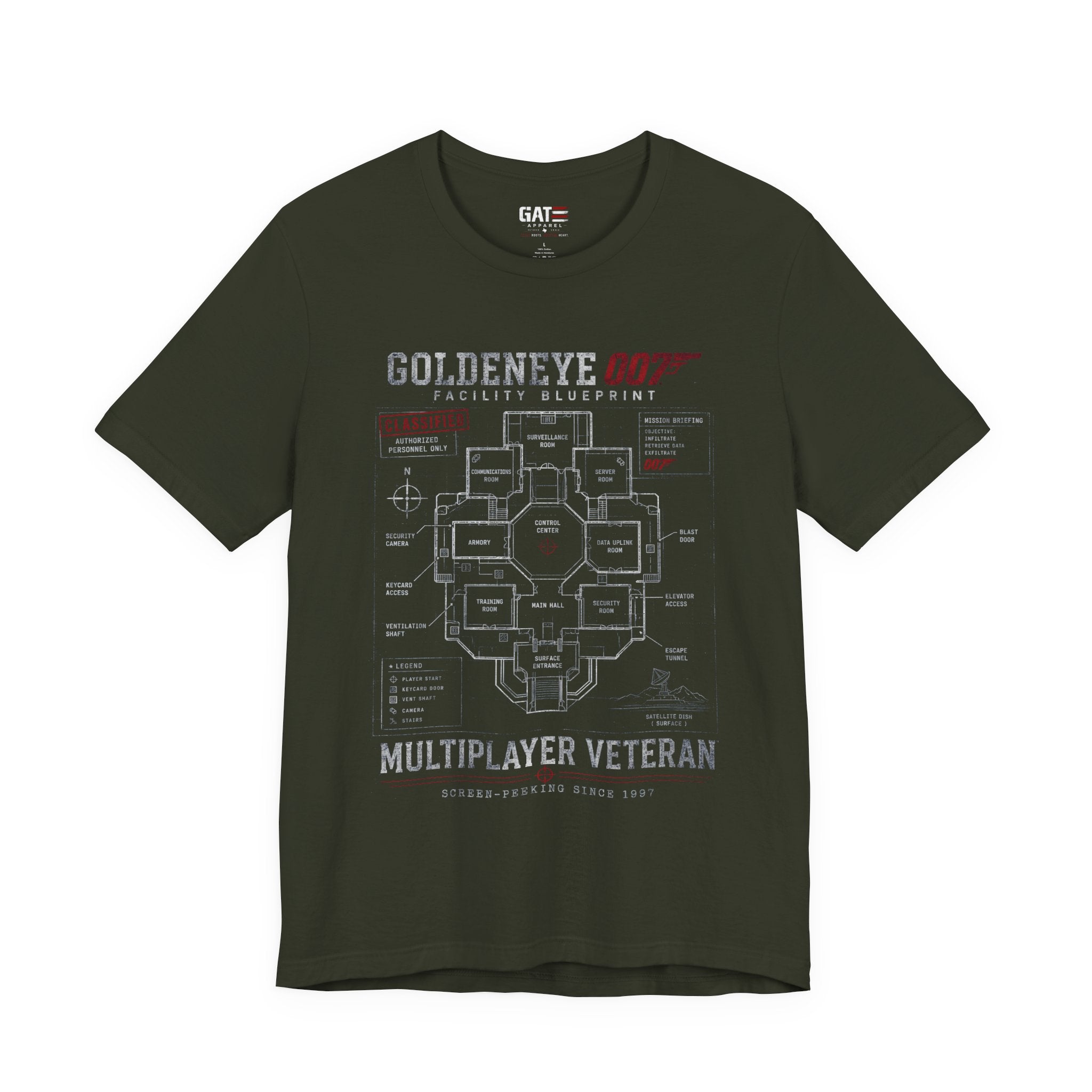 GoldenEye 007 Shirt, Retro Gaming Shirt, N64 Gamer Gift, 90s Gaming Shirt, Father's Day Gift for Him