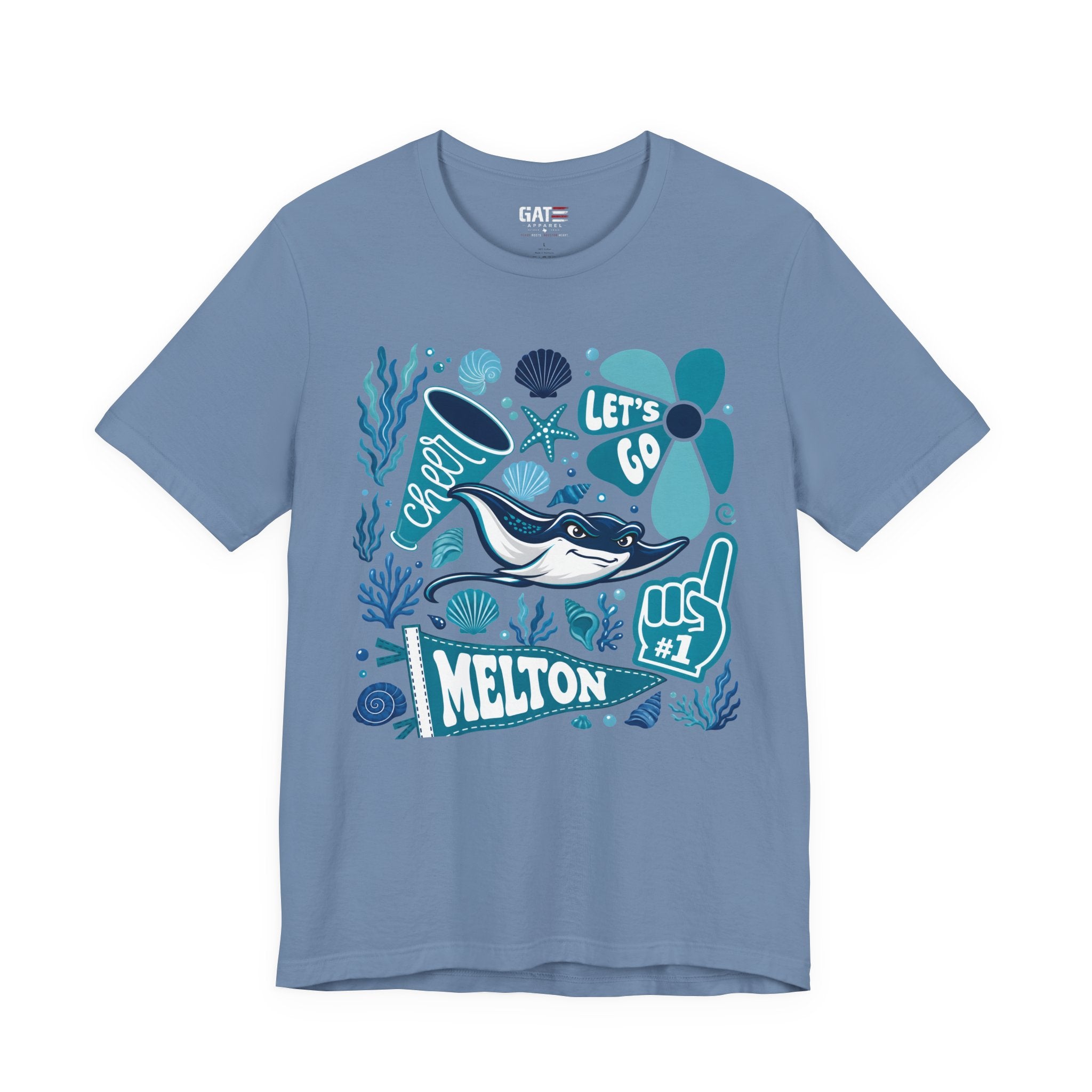 Melton Graphic Tee — 'Let's Go' Ocean Adventure T-Shirt