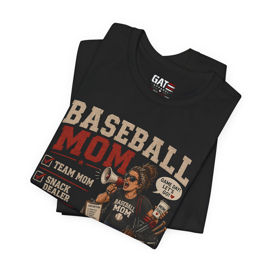 Baseball Mom Shirt, Baseball Mom Gift, Team Mom Shirt, Sports Mom Tee, Game Day Mom Shirt, Baseball Mama Shirt, Snack Dealer, Biggest Fan
