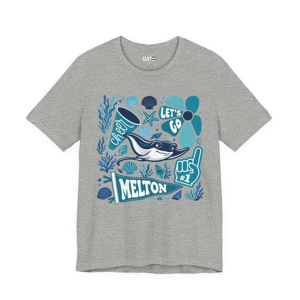 Melton Graphic Tee — 'Let's Go' Ocean Adventure T-Shirt