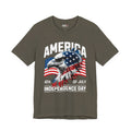 America Independence Day Shirt, Patriotic Eagle Flag Tee, 4th of July Shirt, USA Freedom Graphic T Shirt, American Pride Gift