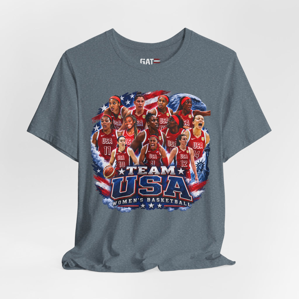 Team USA Women's Basketball Shirt | FIBA Tee 2026 Design 3