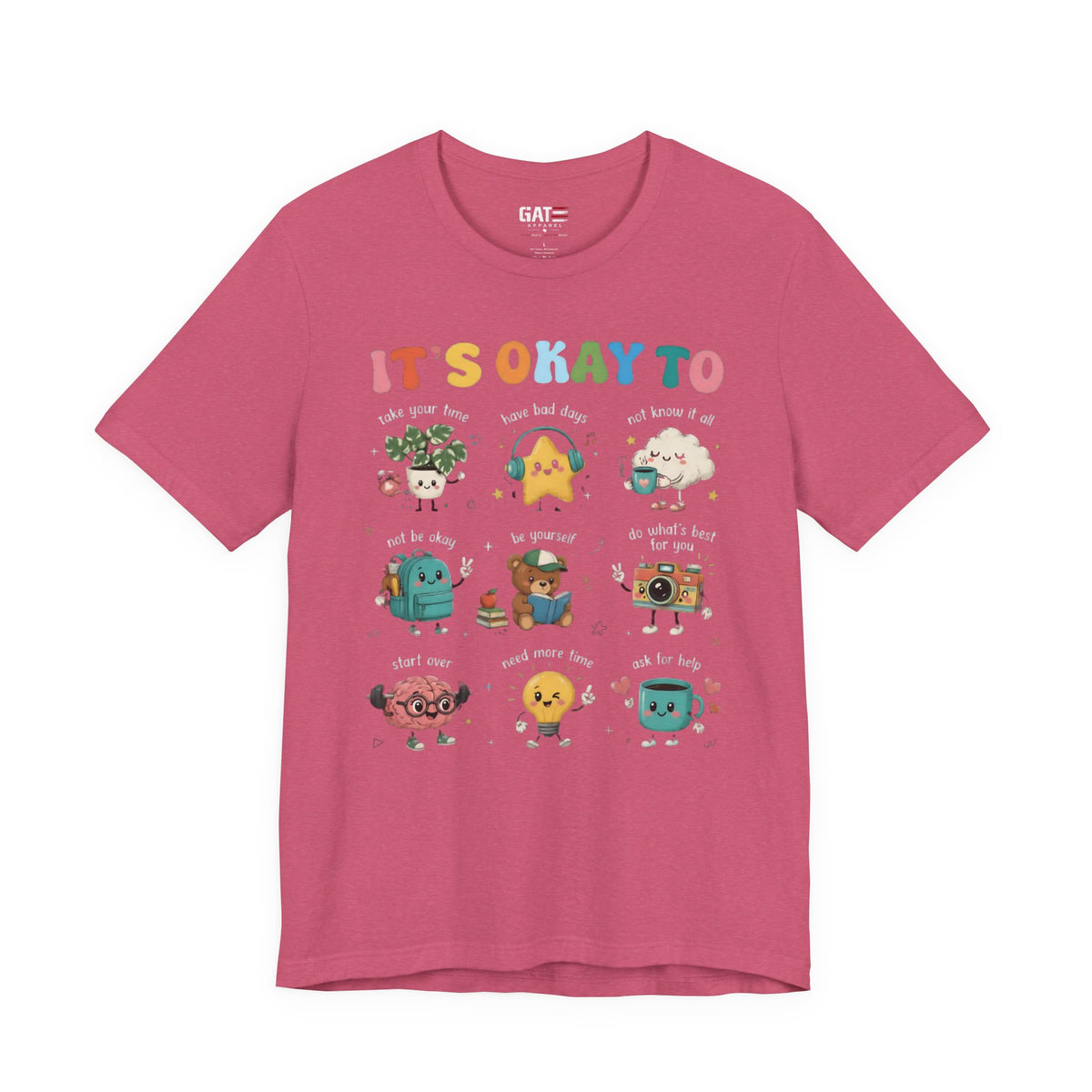 It's Okay To Mental Health Shirt | Awareness Graphic Tee