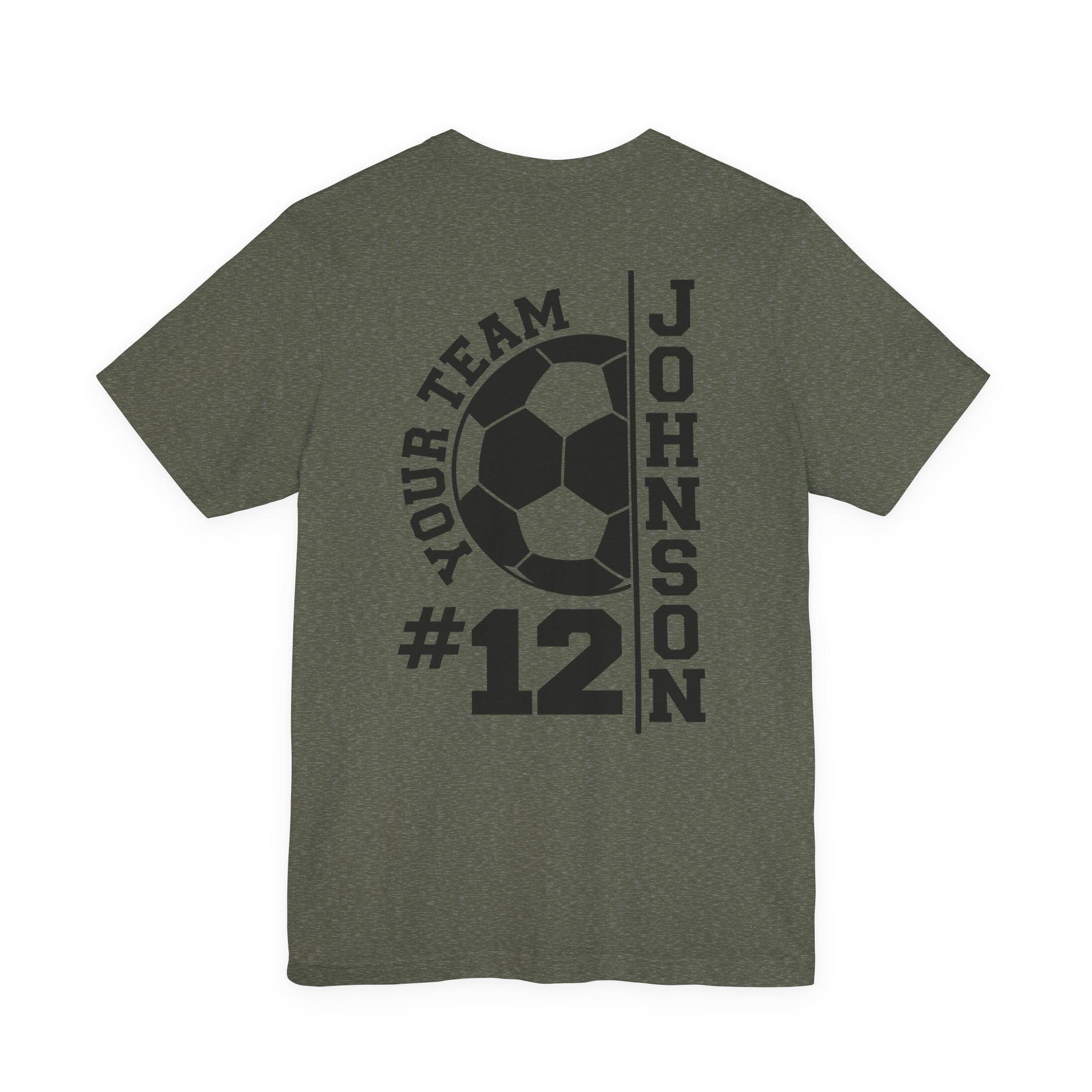 Soccer Mom Tee — Personalized Back Number & Name Soccer Shirt