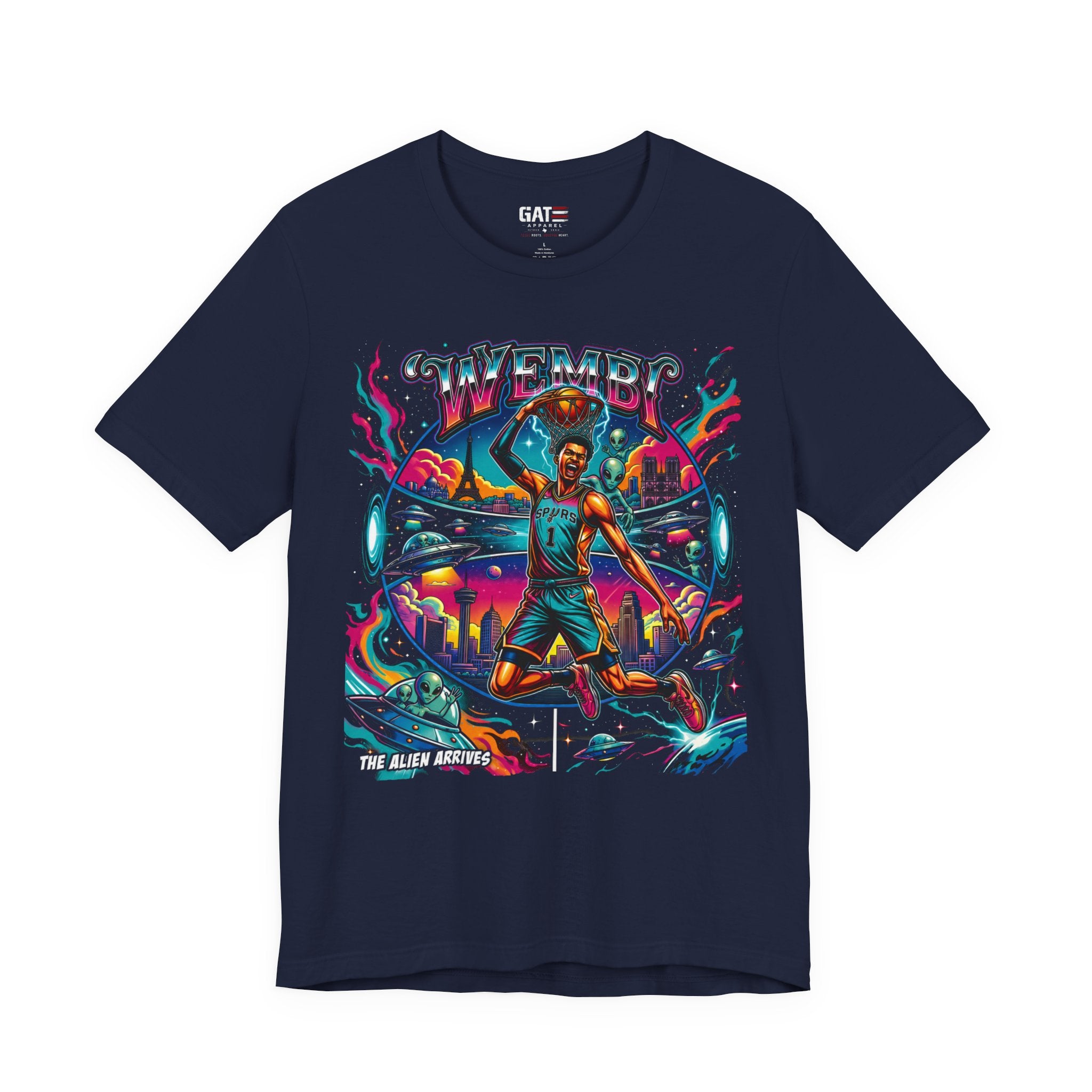 Victor Wembemyama |Wemby "The Alien"|San Antonio Spurs City Connect|NBA Graphic Tee