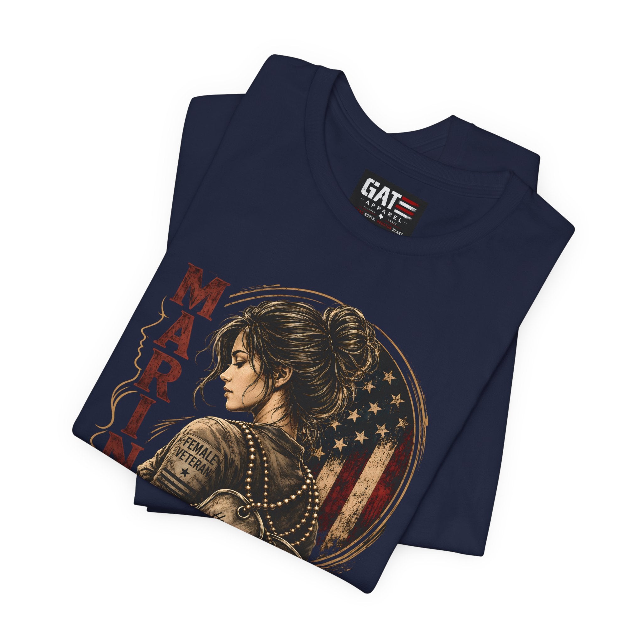 Female Marine Veteran Shirt Women Veteran Tee, Female Veteran Gift, Patriotic Military Shirt Women