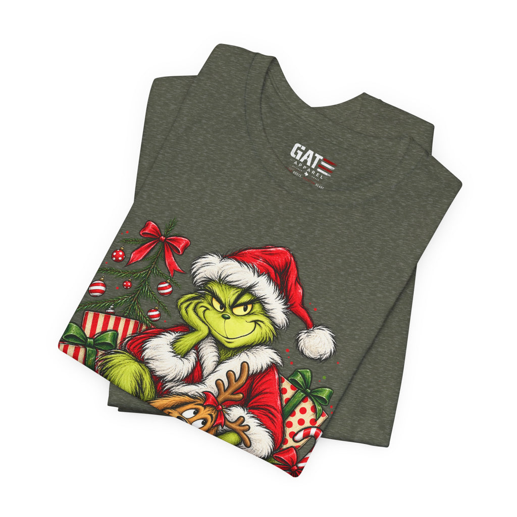 Grinch Christmas Graphic T-Shirt - product mockup view 30