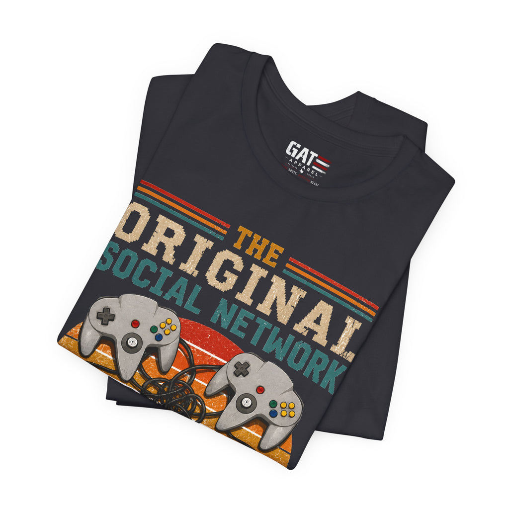 Original Social Network Shirt, Retro Gamer Shirt, N64 Inspired Gaming Tee, 90s Gamer Gift, Vintage Video Game Shirt