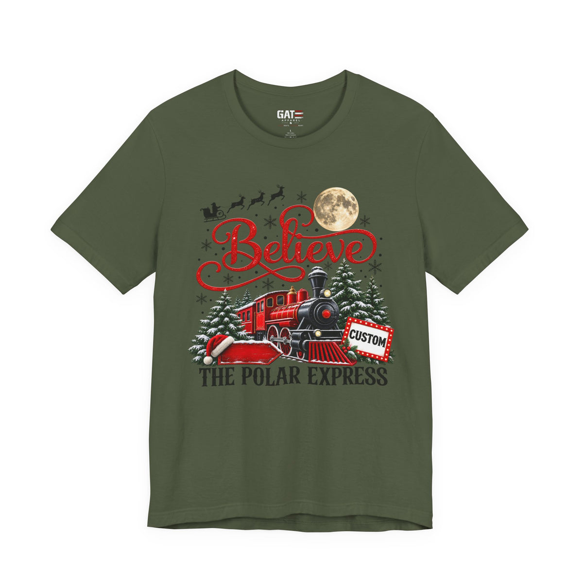 Personalized Polar Express Shirt - product mockup view 6