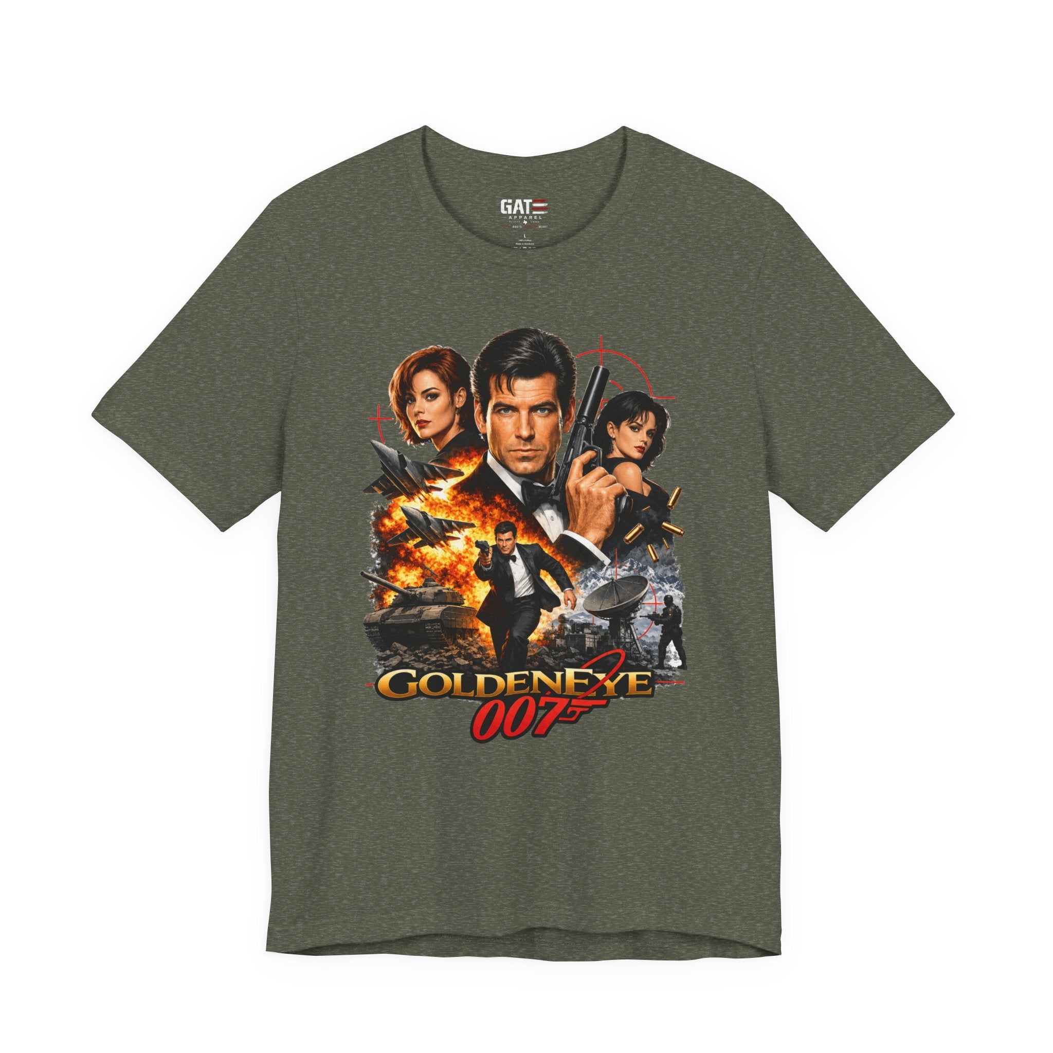 Retro Gamer Shirt, Classic N64 Gaming Tee, FPS Video Game Shirt, Old School Gamer Gift, Retro Gaming Movie Poster Tee | Graphic T-Shirt