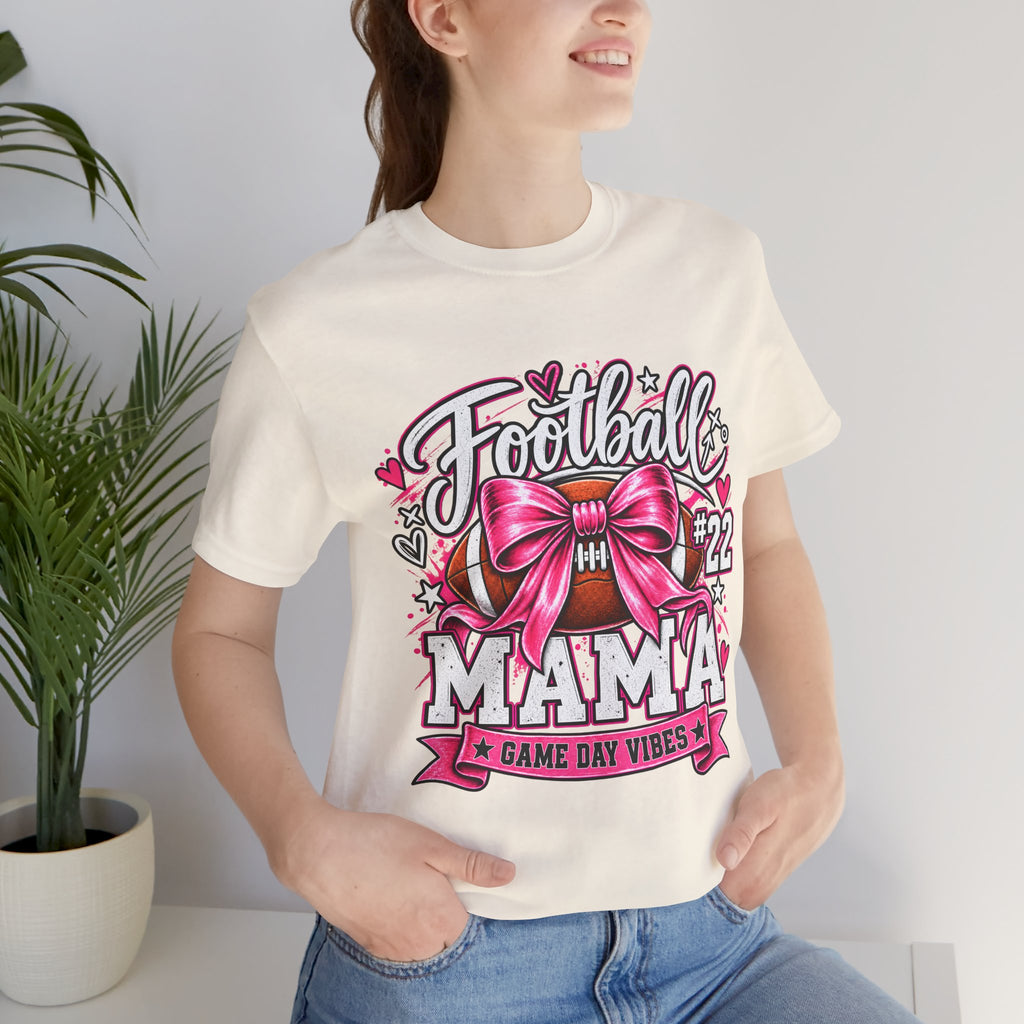 Football Mom Personalized Shirt Custom Player Name Number Player Game Day Tee