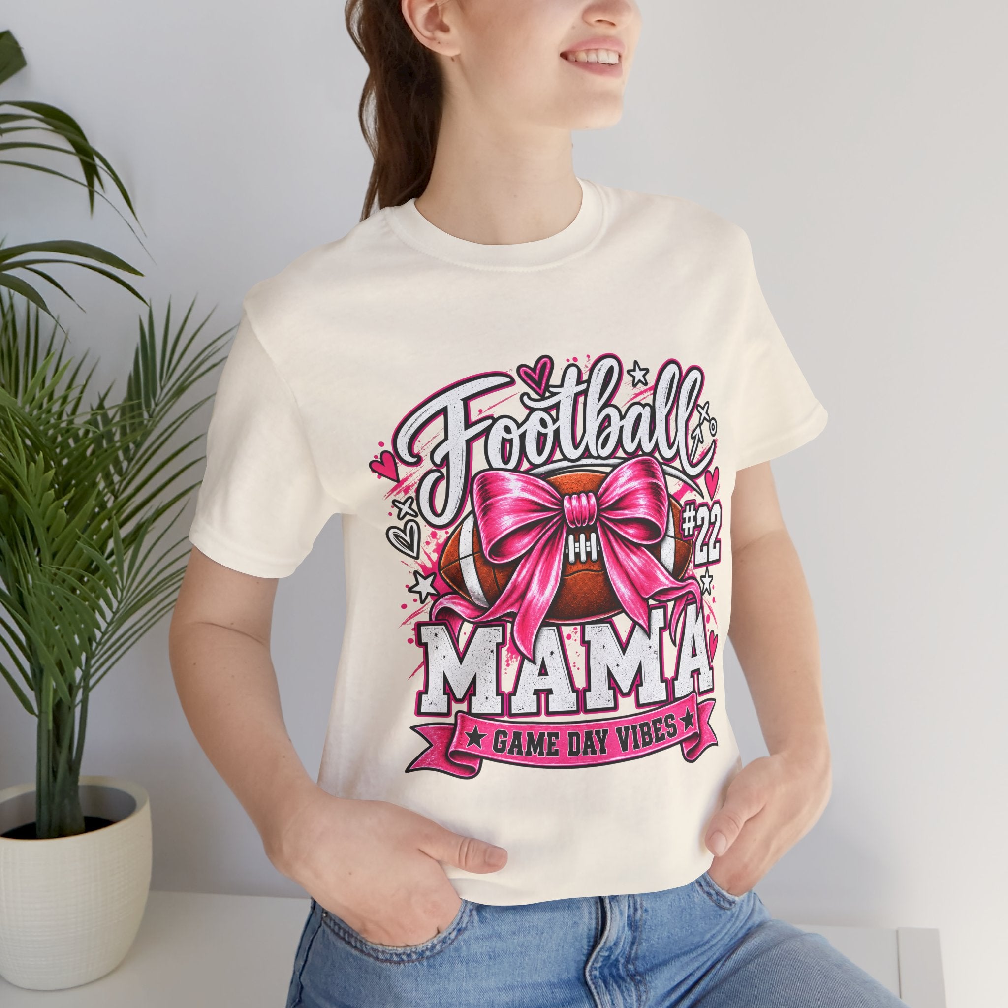 Football Mom Personalized Shirt Custom Player Name Number Player Game Day Tee