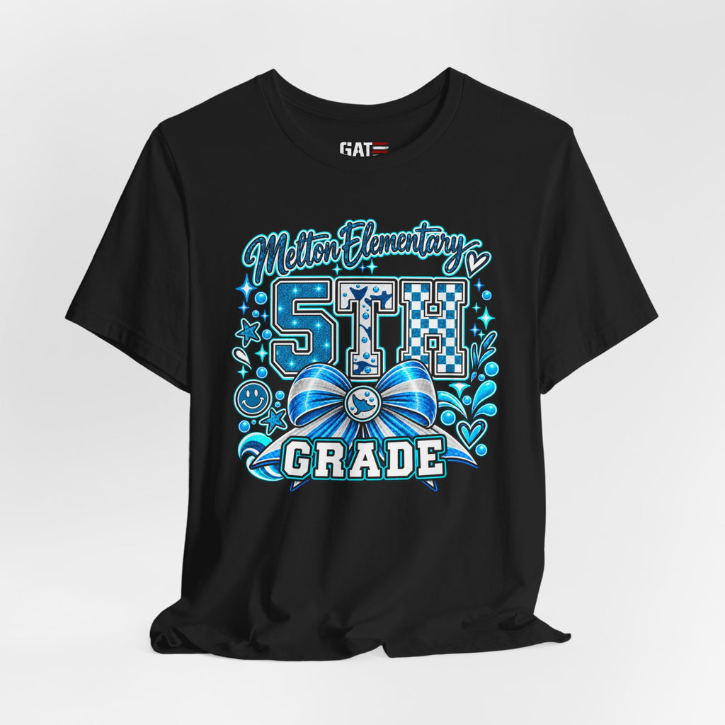 Custom School Shirt Personalized Coquette Bow School Spirit Teacher Student Tee