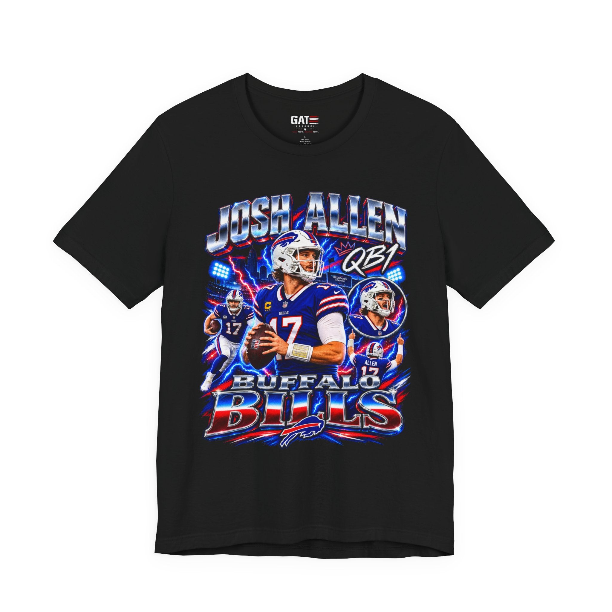 Josh Allen Buffalo Bills Tee Retro Player Graphic T-Shirt