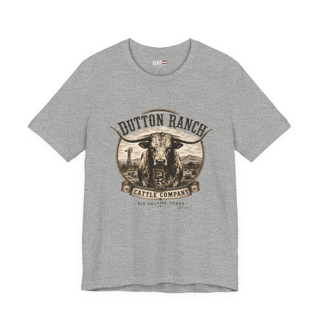 Dutton Ranch Cattle Company Shirt | Yellowstone Inspired Longhorn Tee