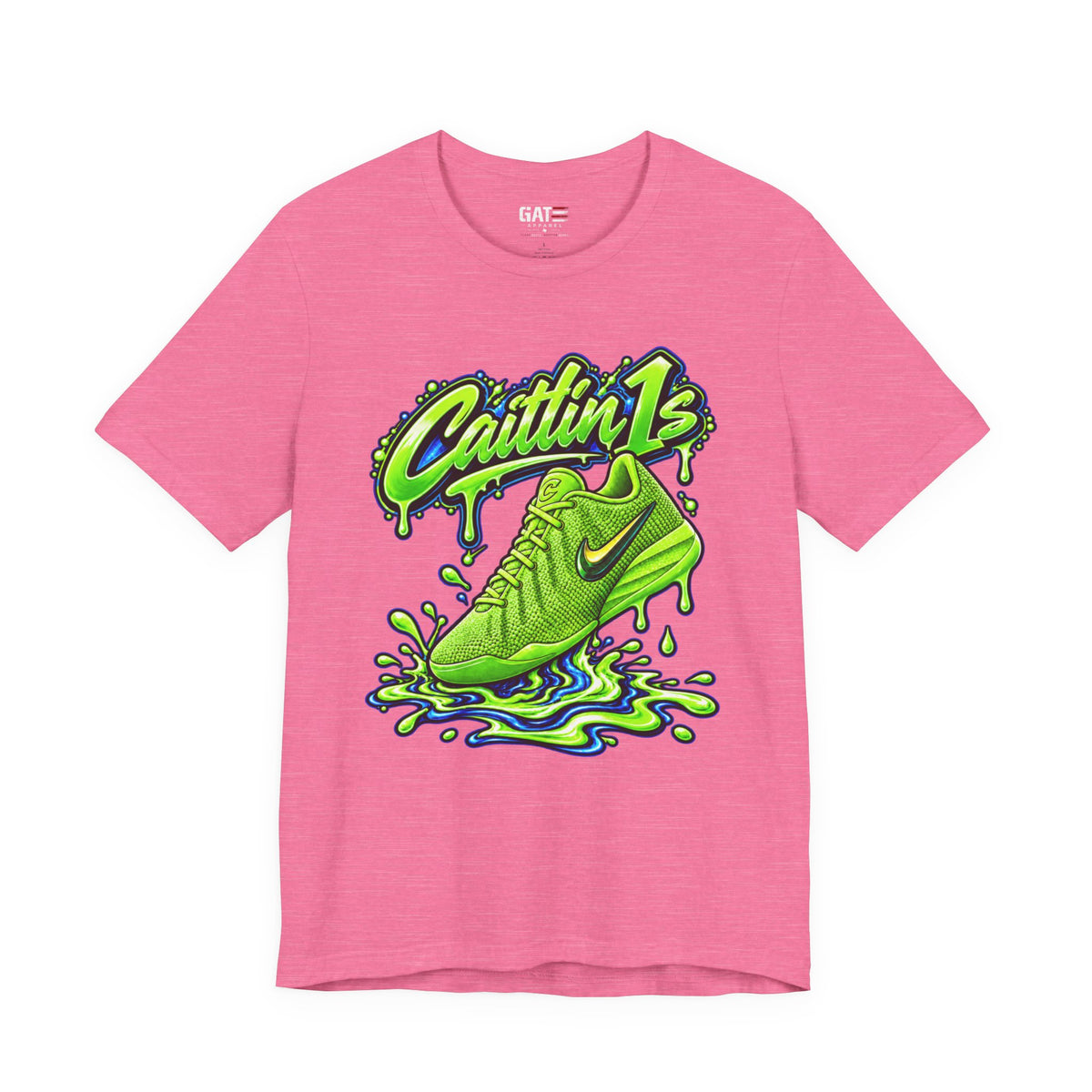 Caitlin Clark Caitlin 1s Electric Green Sneaker Shirt