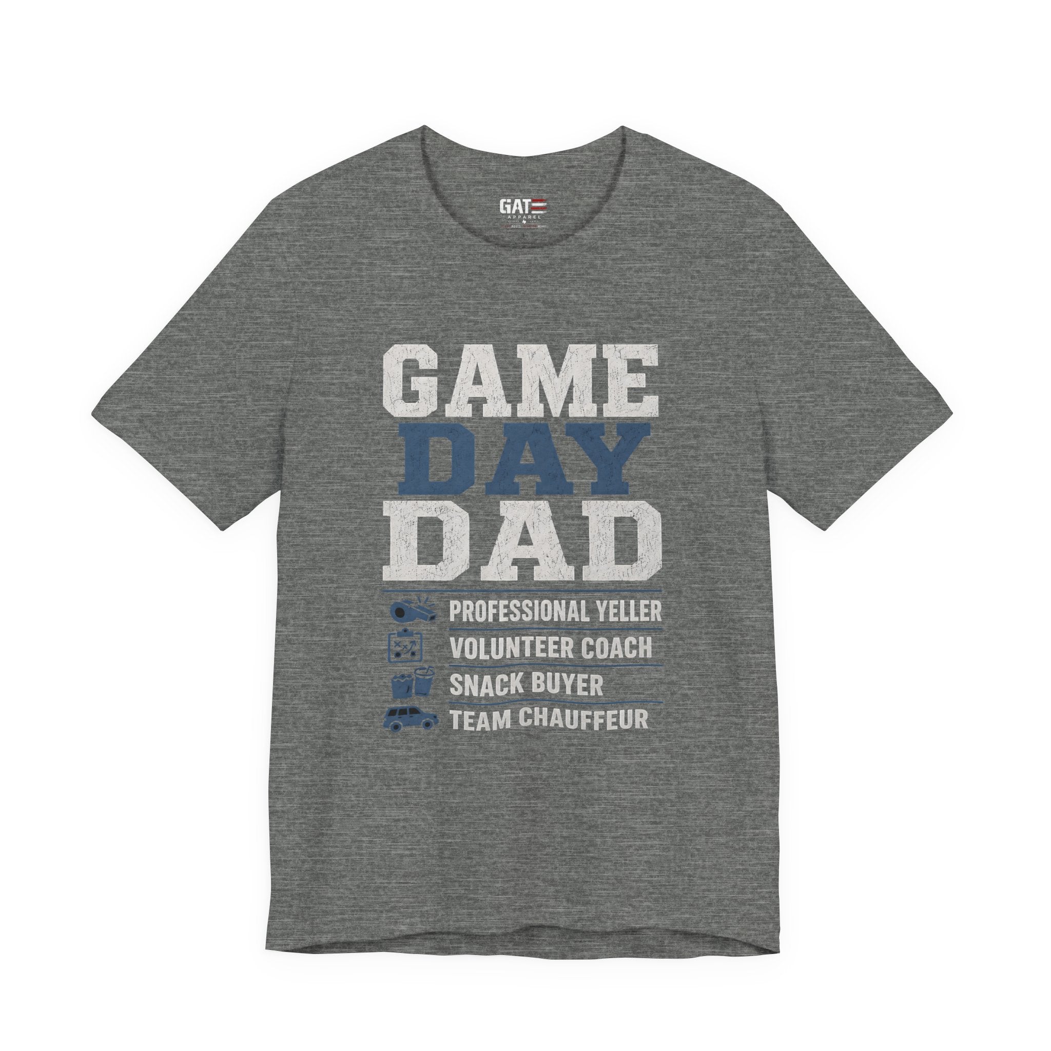 Game Day Dad Shirt, Father's Day Gift for Dad, Football Dad Tee, Baseball Dad Shirt, Team Chauffeur Coach Dad Tee