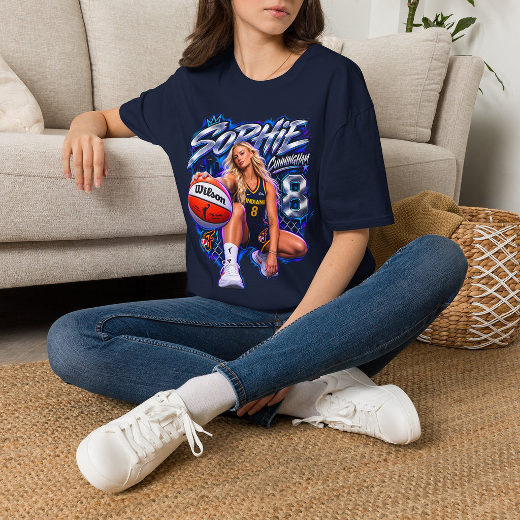 Sophie Cunningham Indiana Fever Shirt WNBA Basketball Graphic Tee