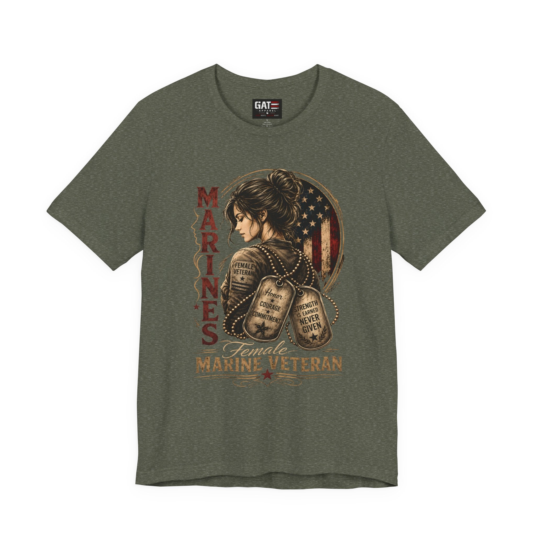 Female Marine Veteran Shirt Women Veteran Tee, Female Veteran Gift, Patriotic Military Shirt Women
