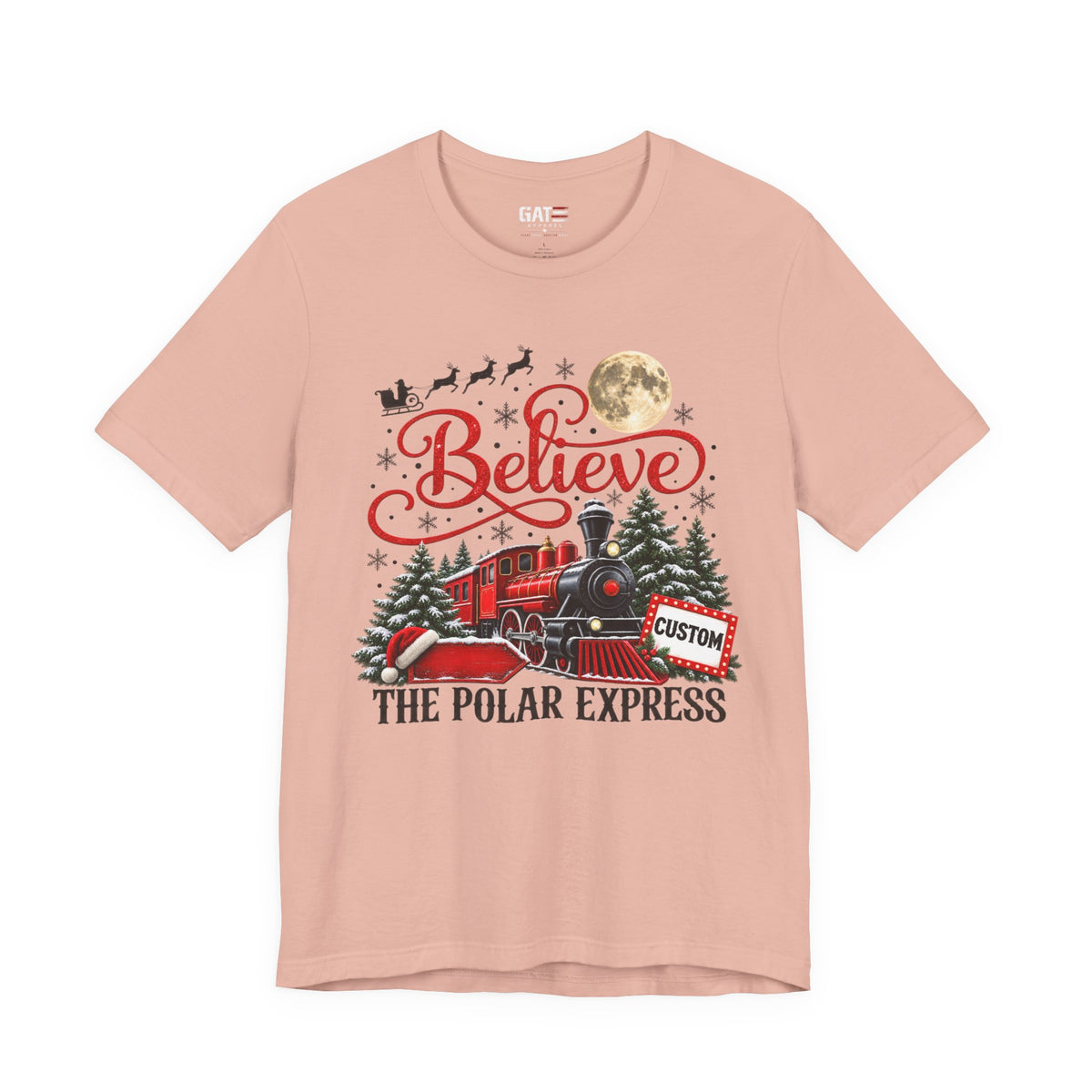 Personalized Polar Express Shirt - product mockup view 4