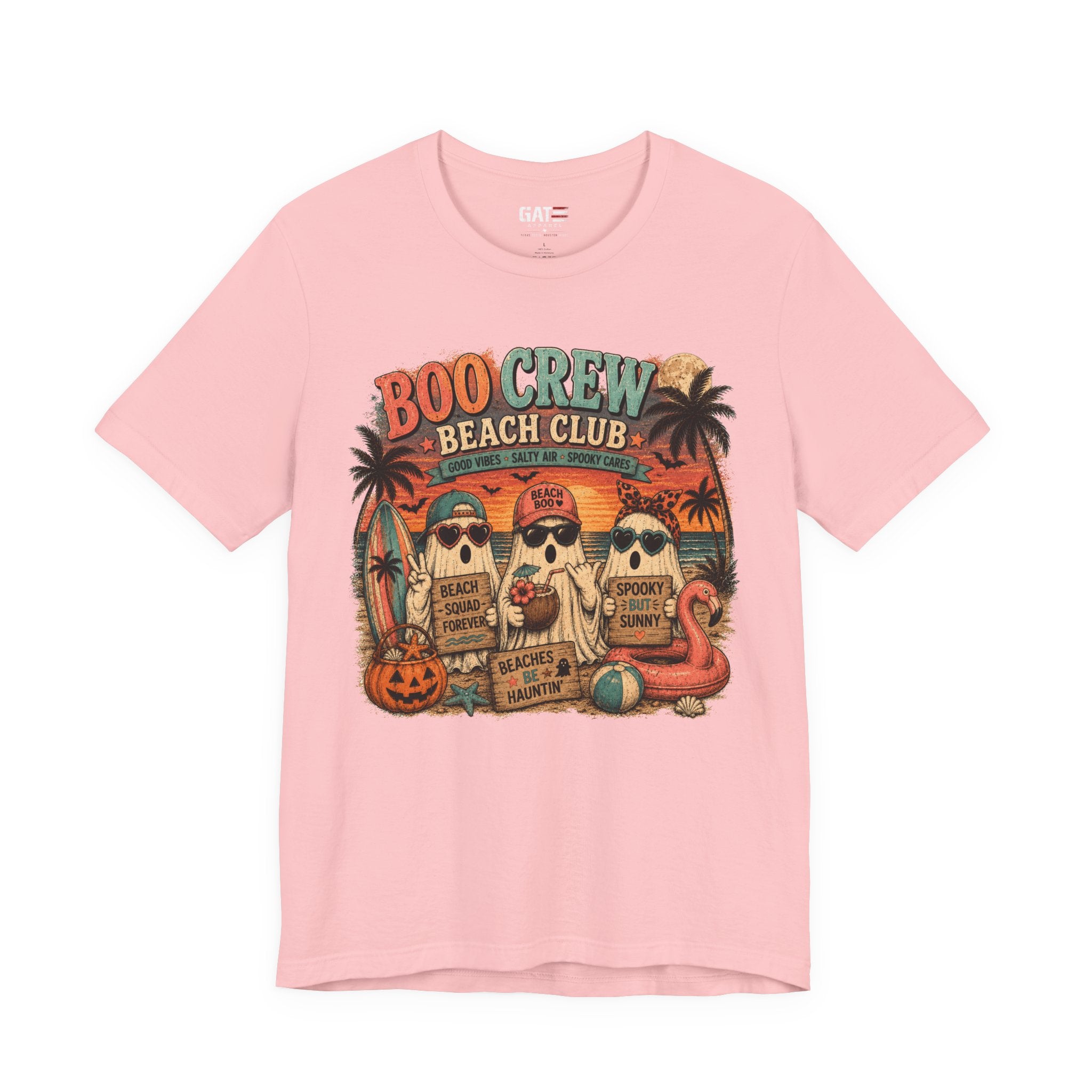 Summerween Shirt, Spooky Beach Shirt, Ghost Beach Tee, Halloween Beach Shirt, Coastal Halloween Tee, Tropical Ghost Shirt