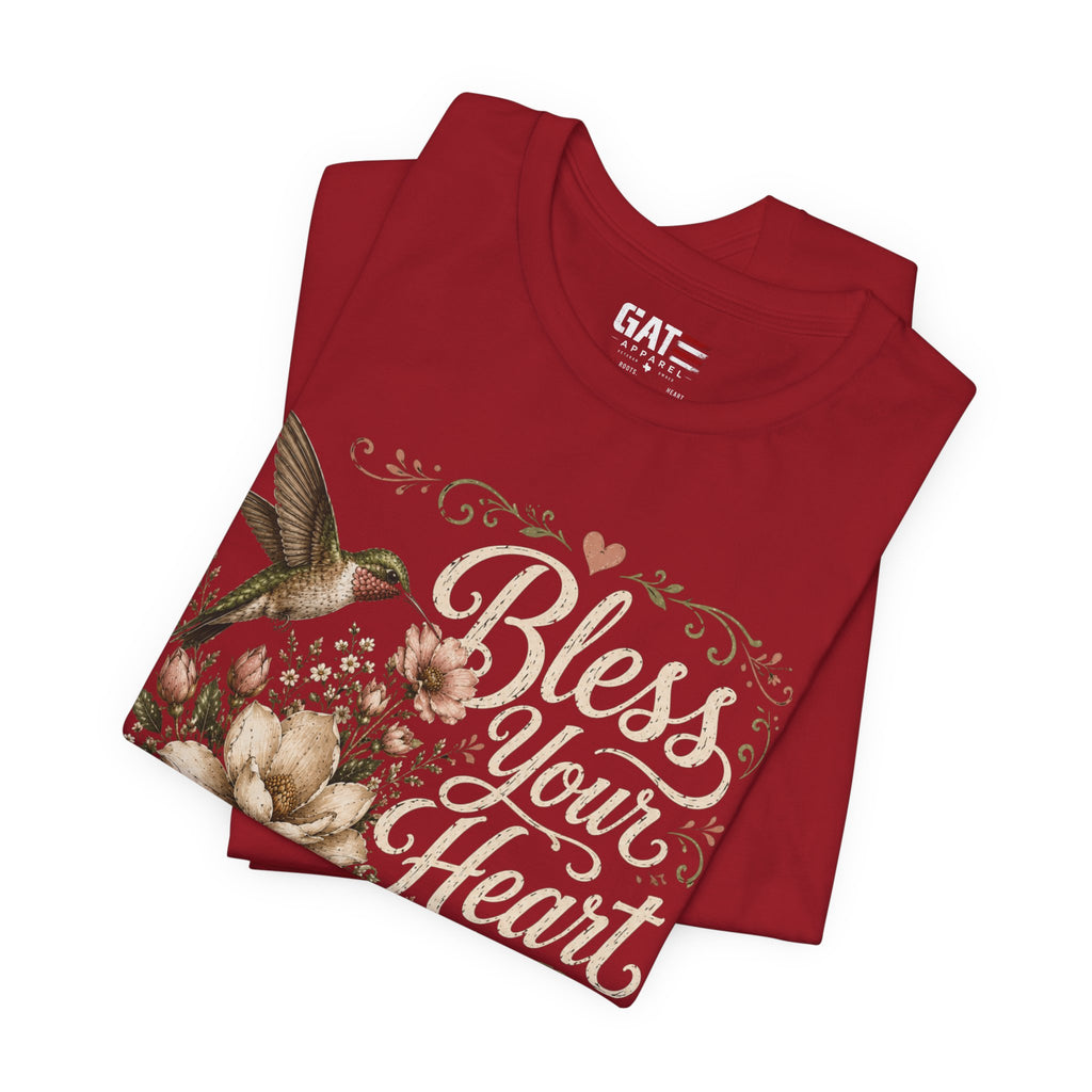 Funny Southern Shirt, Bless Your Heart Tee, Southern Humor Graphic Tee, Magnolia Floral Shirt, Country Girl Gift, Farmhouse Style Tee
