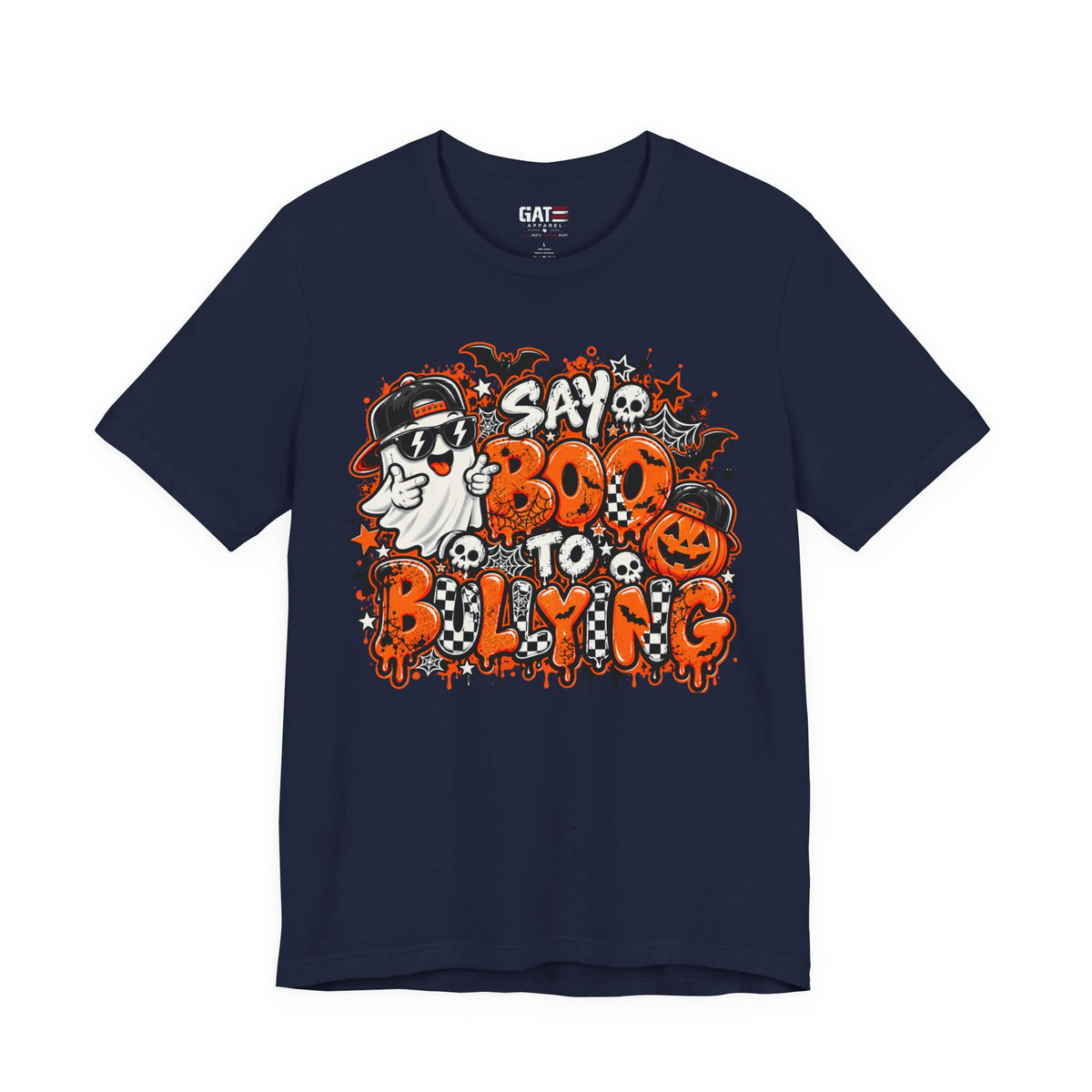 Anti-Bullying Teacher Shirt – Say Boo to Bullying Halloween Tee – product photo