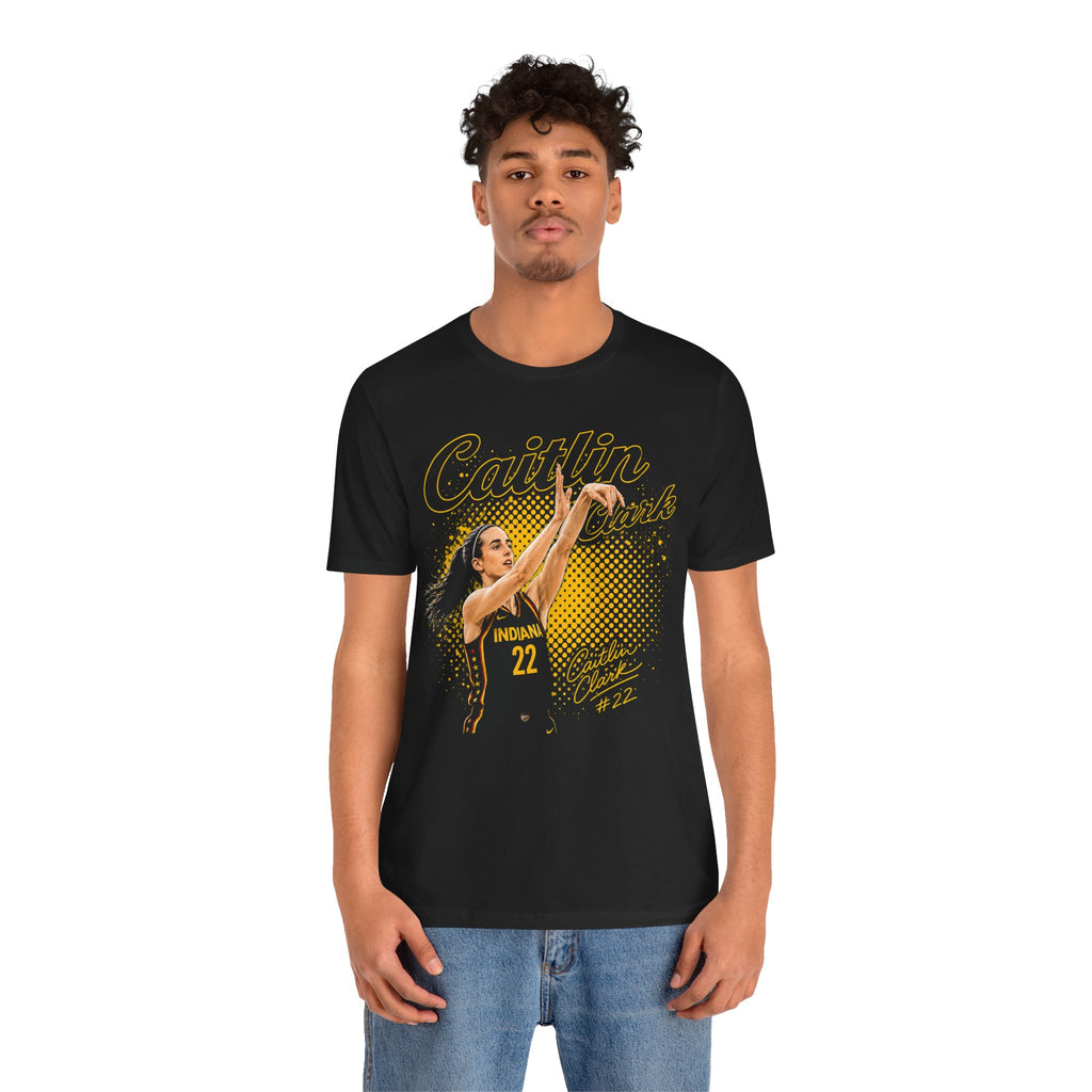 Caitlin Clark Basketball Tee - Indiana #22 Shooter Graphic T-Shirt
