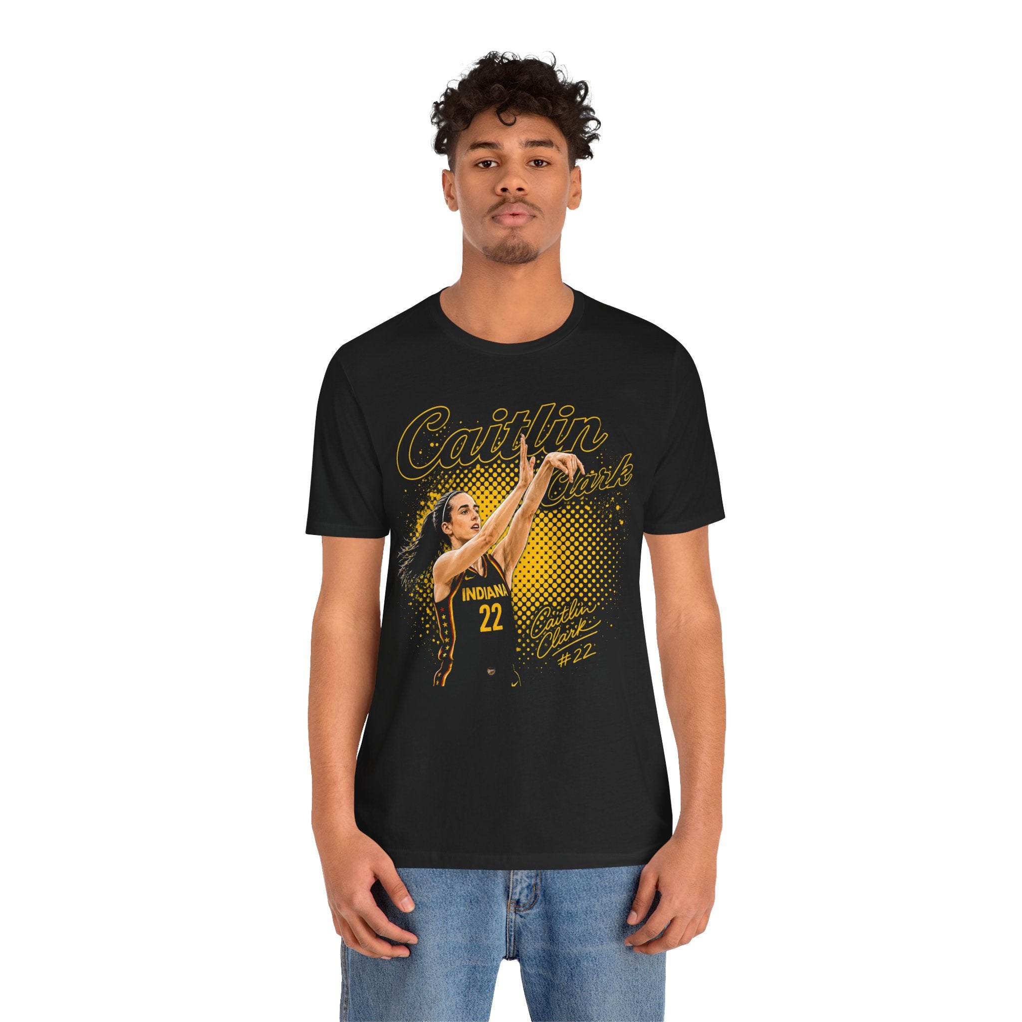 Caitlin Clark Basketball Tee - Indiana #22 Shooter Graphic T-Shirt