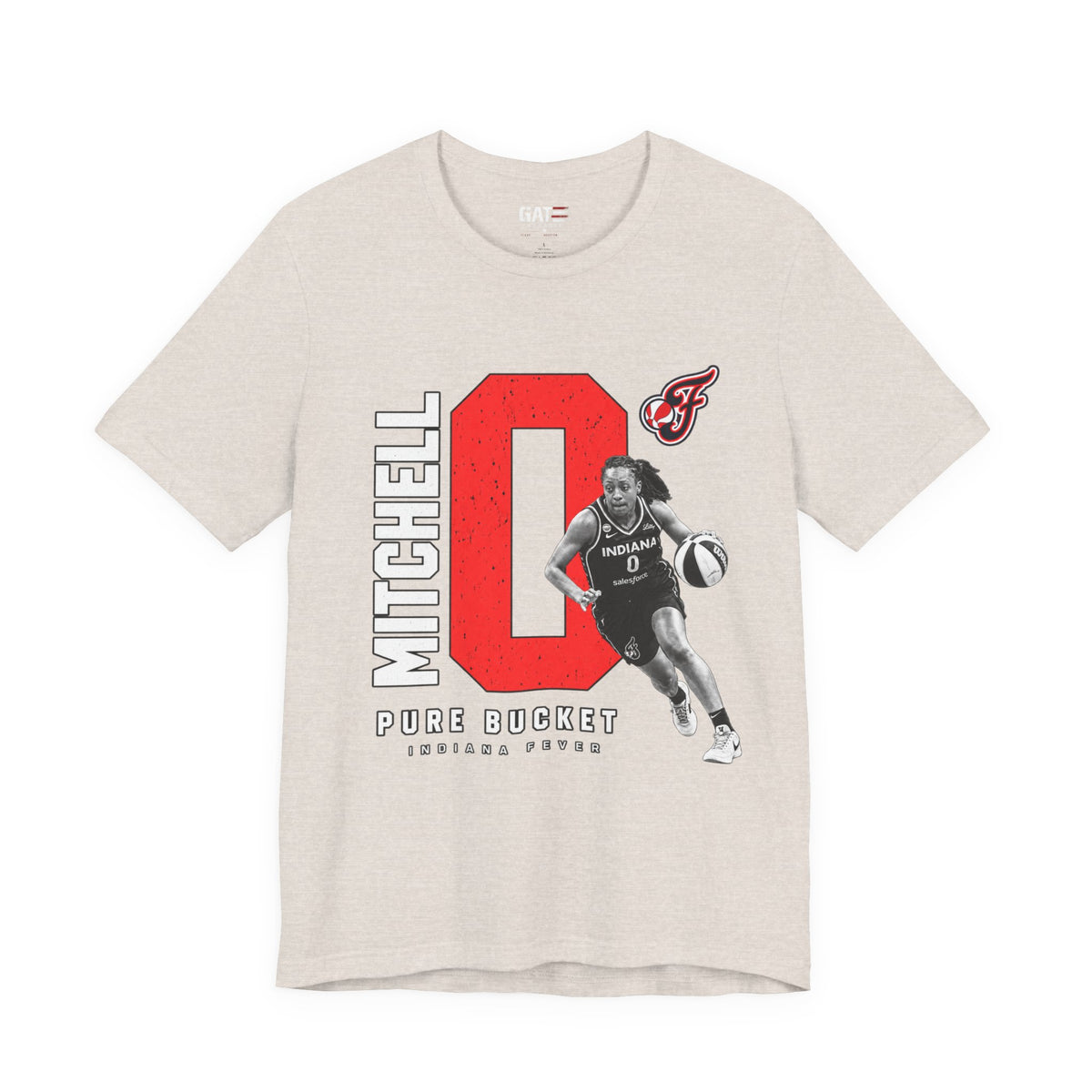 Kelsey Mitchell Shirt | Indiana Fever WNBA Basketball Tee