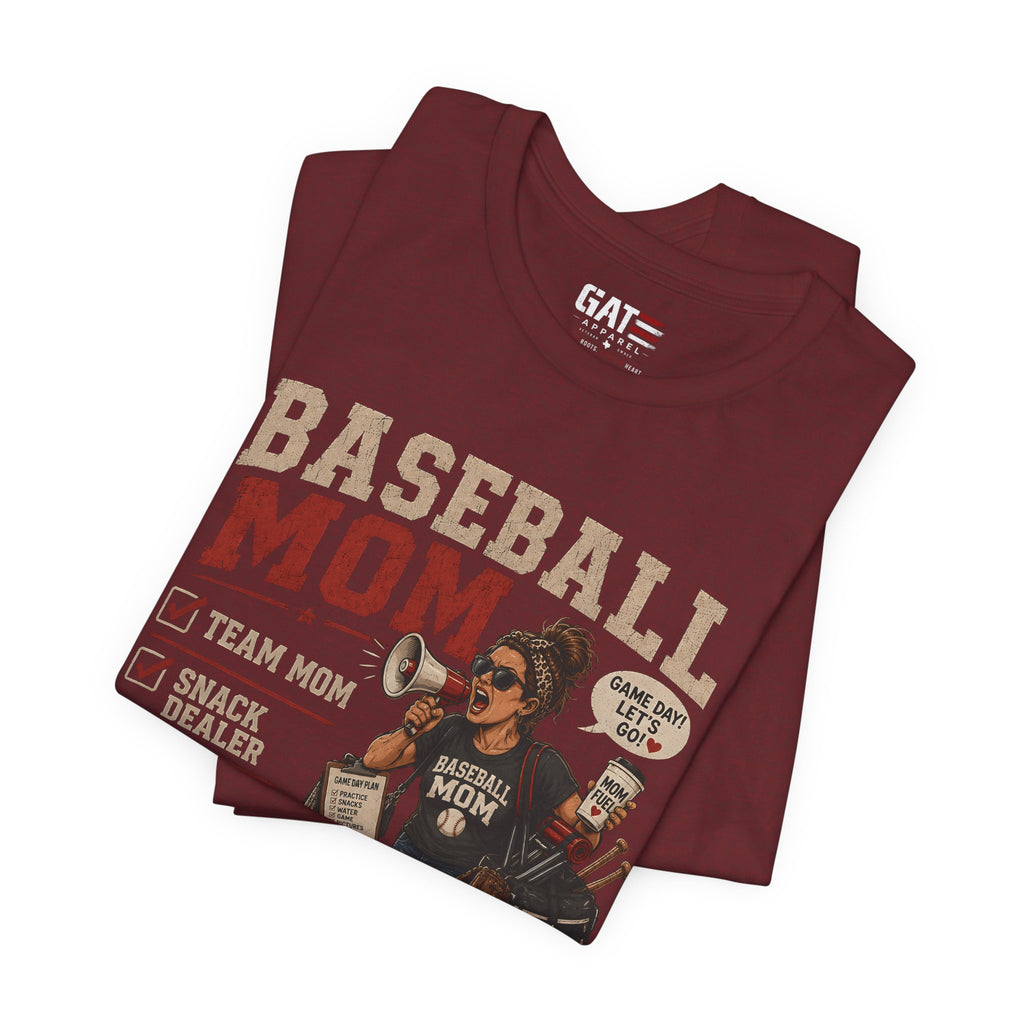 Baseball Mom Shirt, Baseball Mom Gift, Team Mom Shirt, Sports Mom Tee, Game Day Mom Shirt, Baseball Mama Shirt, Snack Dealer, Biggest Fan