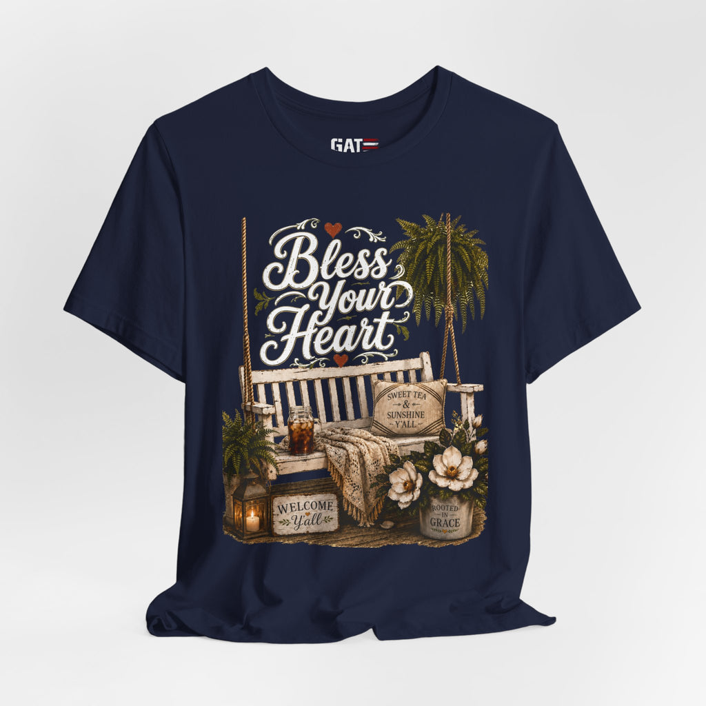 Funny Southern Shirt, Bless Your Heart Tee, Southern Humor Graphic Tee, Magnolia Floral Shirt, Country Girl Gift, Farmhouse Style Tee