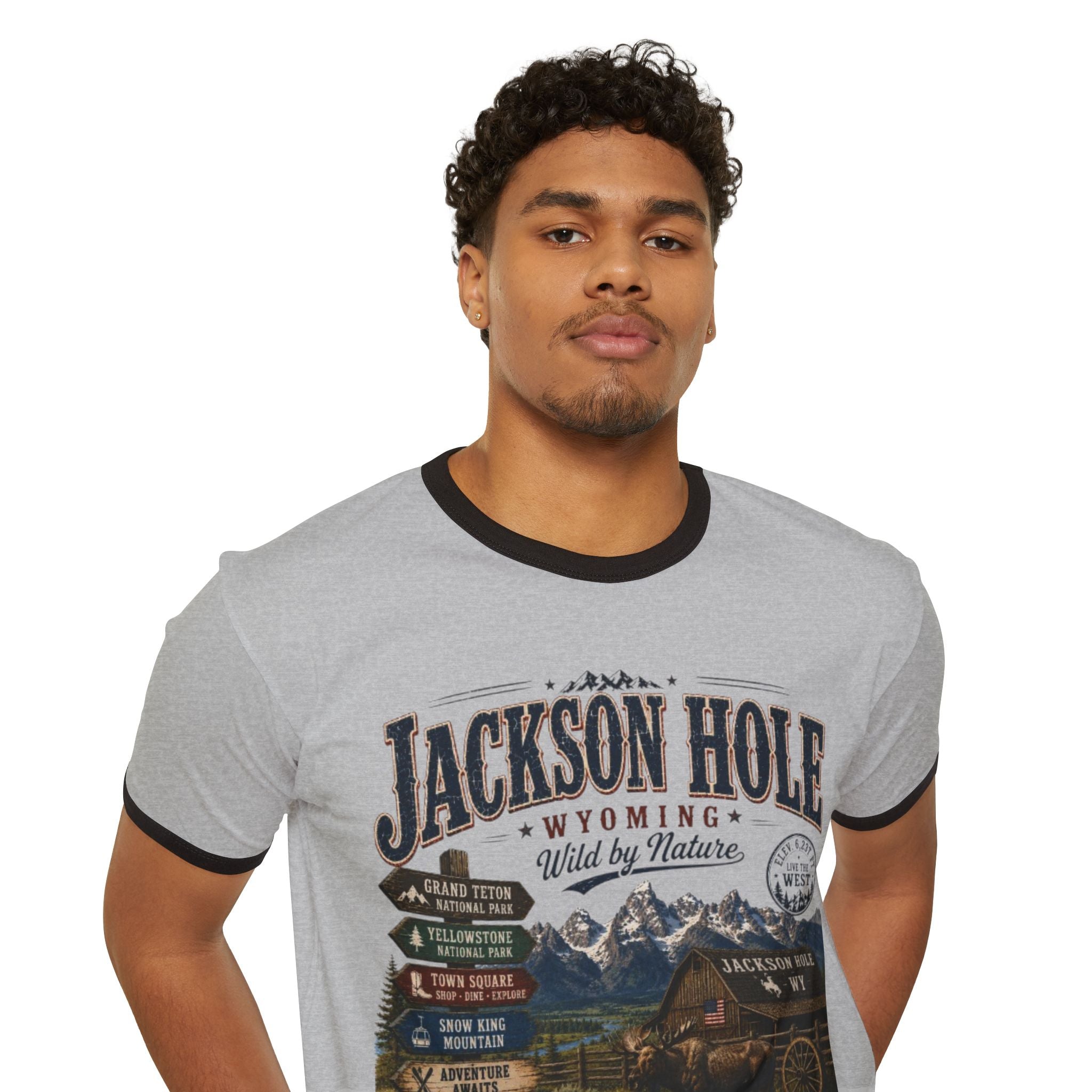 Jackson Hole Vintage Scenic Tee