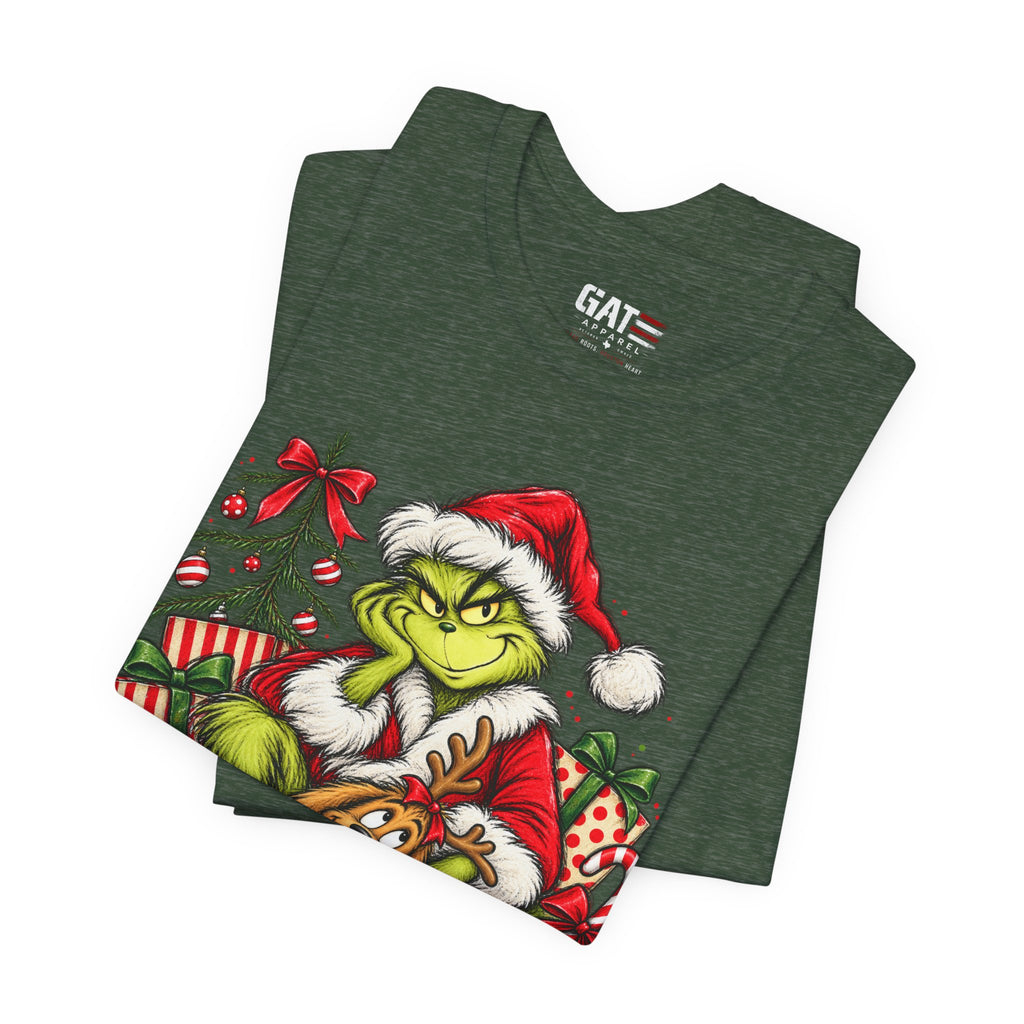 Grinch Christmas Graphic T-Shirt - product mockup view 18
