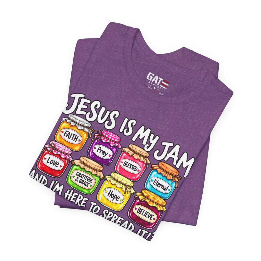 Jesus Is My Jam T-Shirt — Faith Jam Jars Graphic Tee