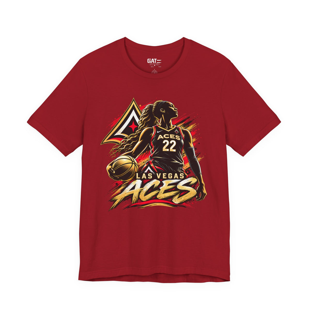 Las Vegas Aces Basketball Shirt – WNBA Game Day Graphic Tee product mockup 12