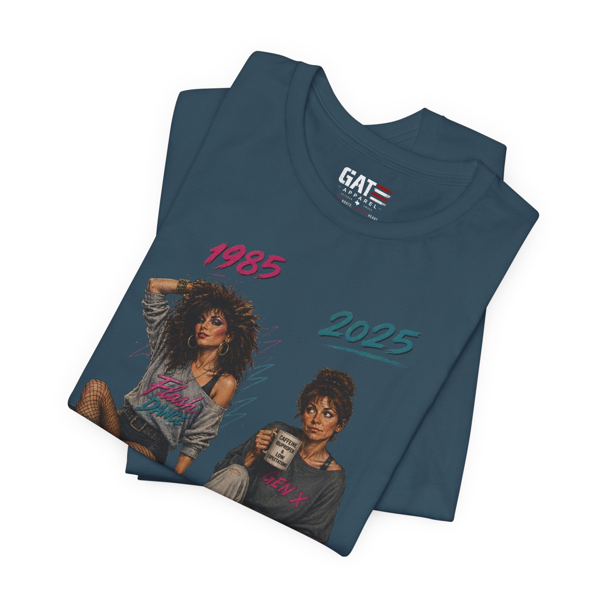 Retro 80s Vibes Tee — "1985 2023 Same Deal?" Graphic T-Shirt