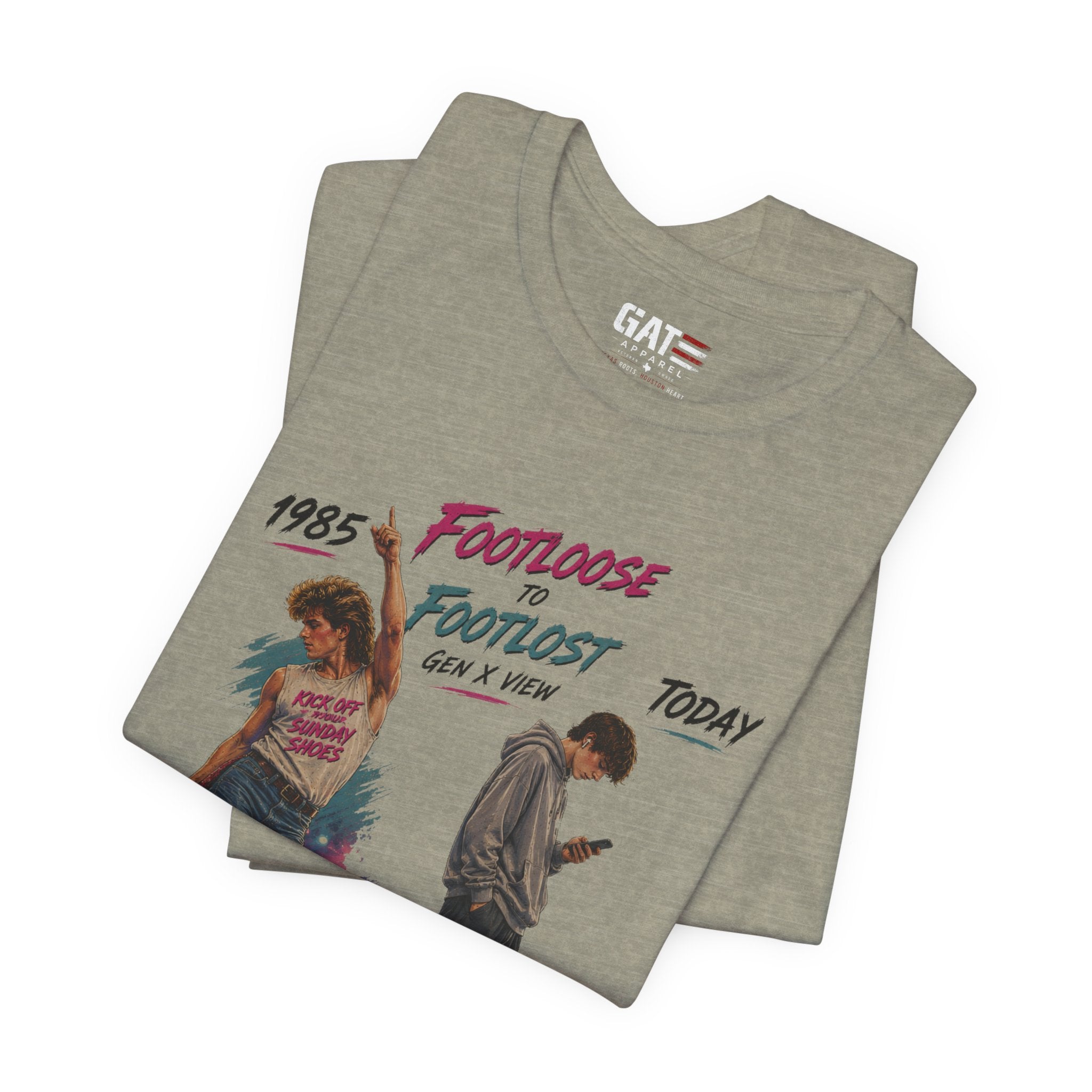 Retro 'Footloose' Movie Graphic Tee — 80s Dance Vintage T-Shirt