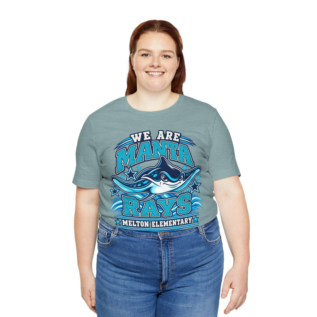 Melton Manta Rays School Tee – "We Are Manta Rays" Melton Elementary Spirit Shirt