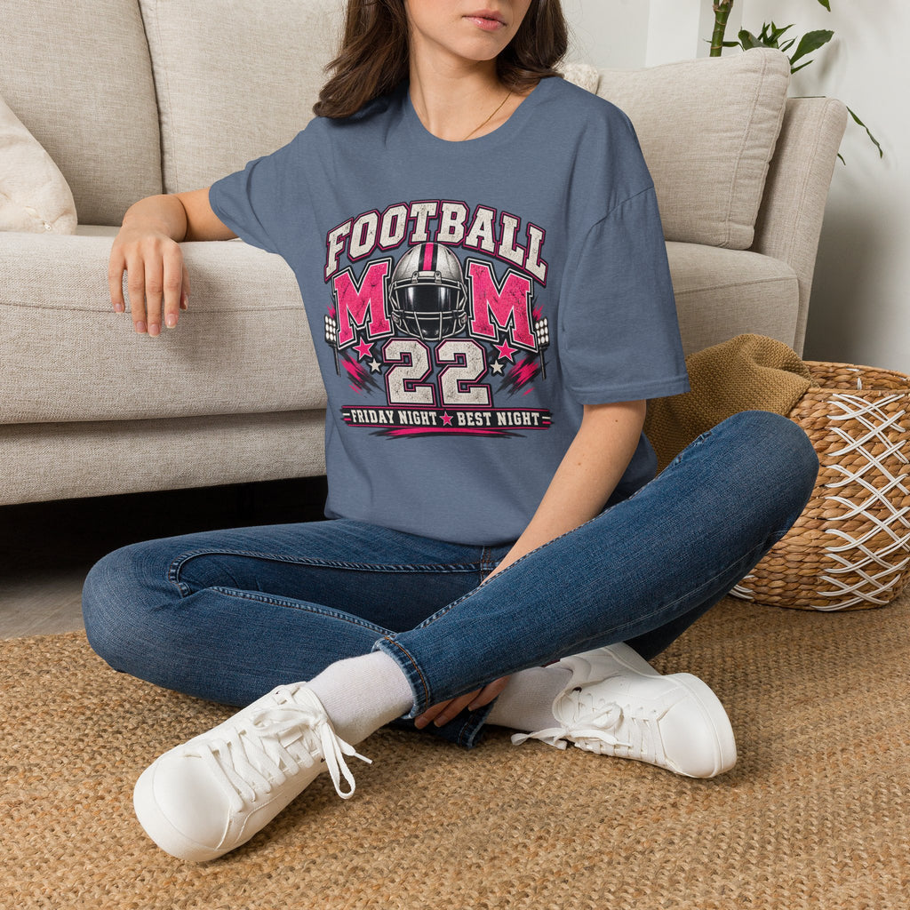 Football Mom Personalized Shirt Custom Player Name Number Game Day Tee