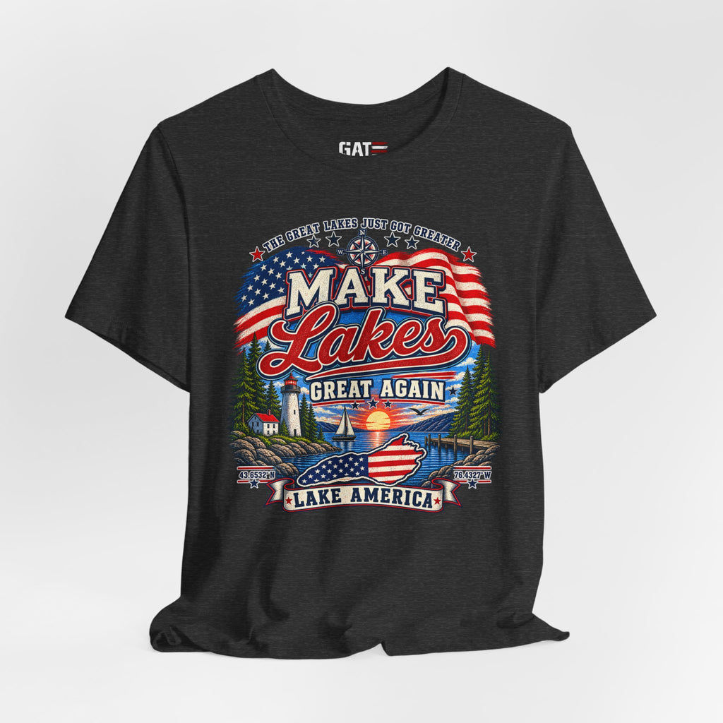 Make Lakes Great Again Shirt | Lake America Patriotic Tee