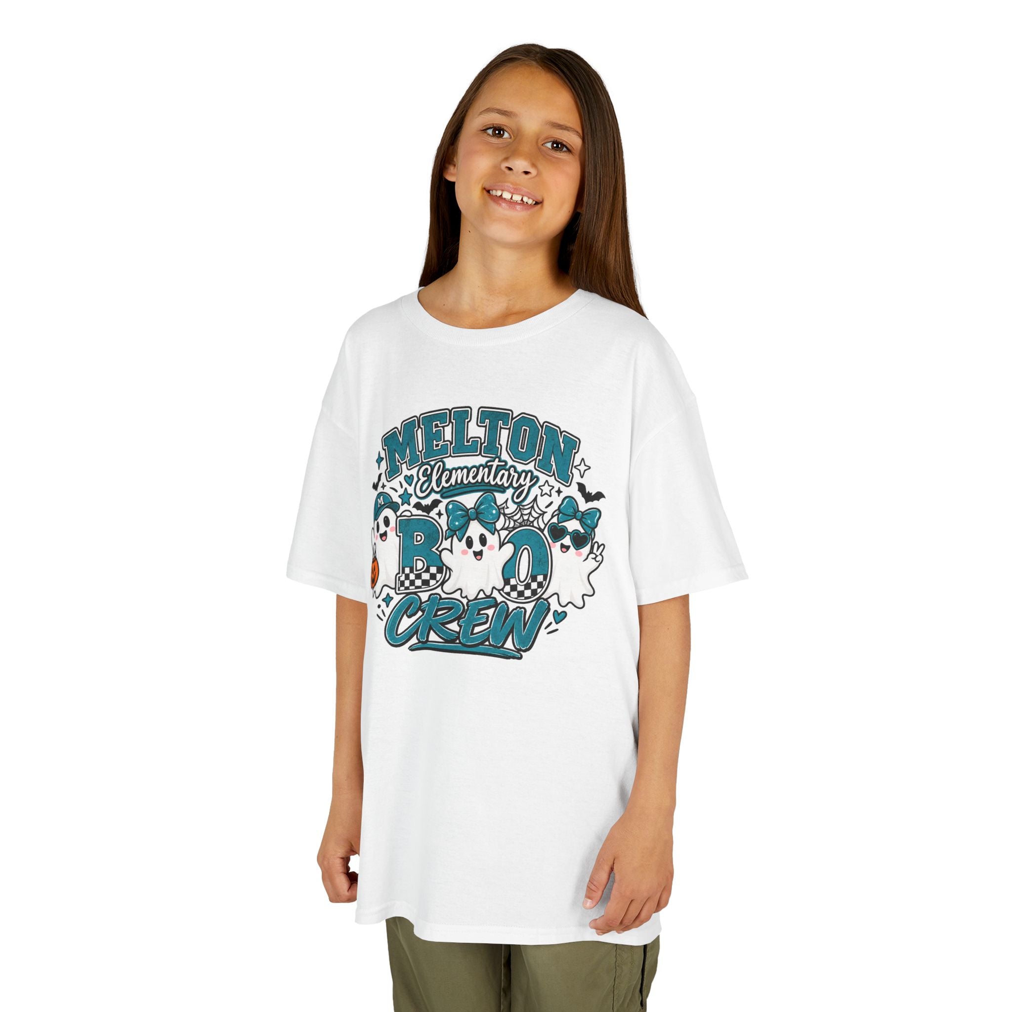 Melton Elementary Kids Boo Crew' Halloween T-Shirt