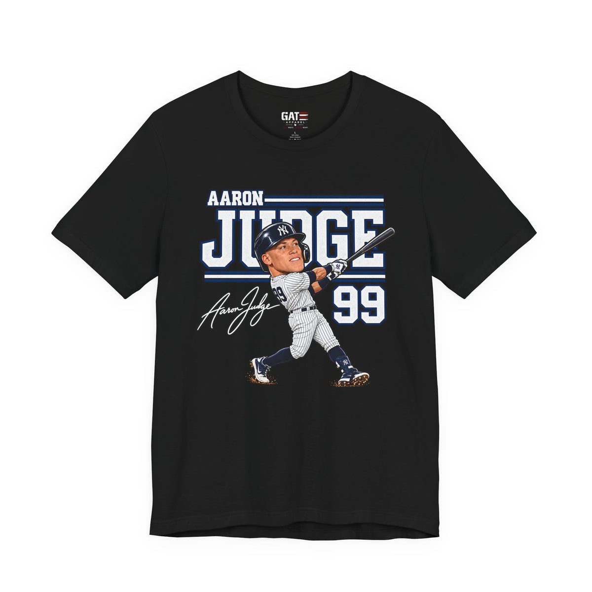 Aaron Judge Big Head Baseball Graphic Shirt – New York #99 Fan Tee