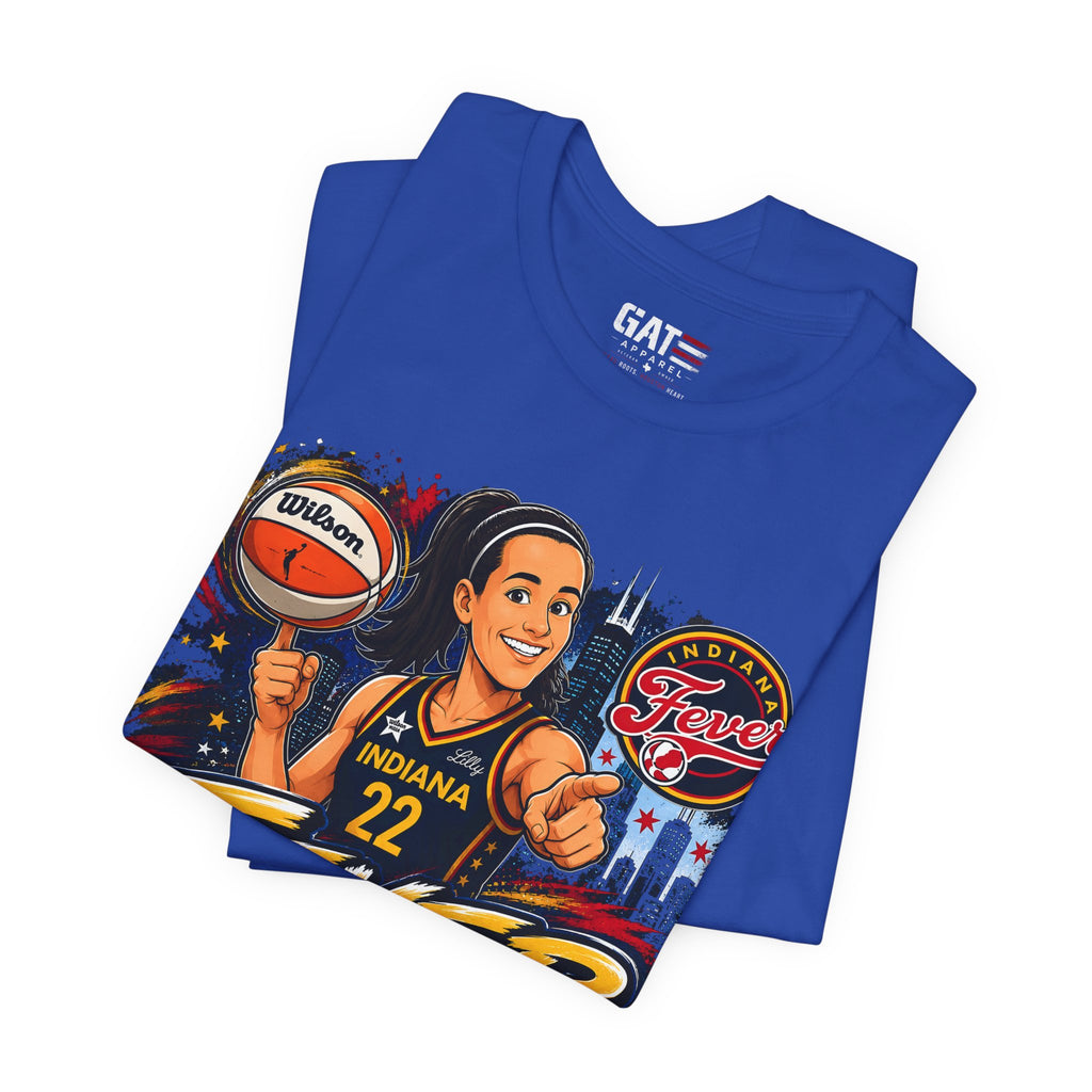 Caitlin Clark Indiana Fever #22 T-Shirt Fever Up WNBA Basketball Graphic Tee