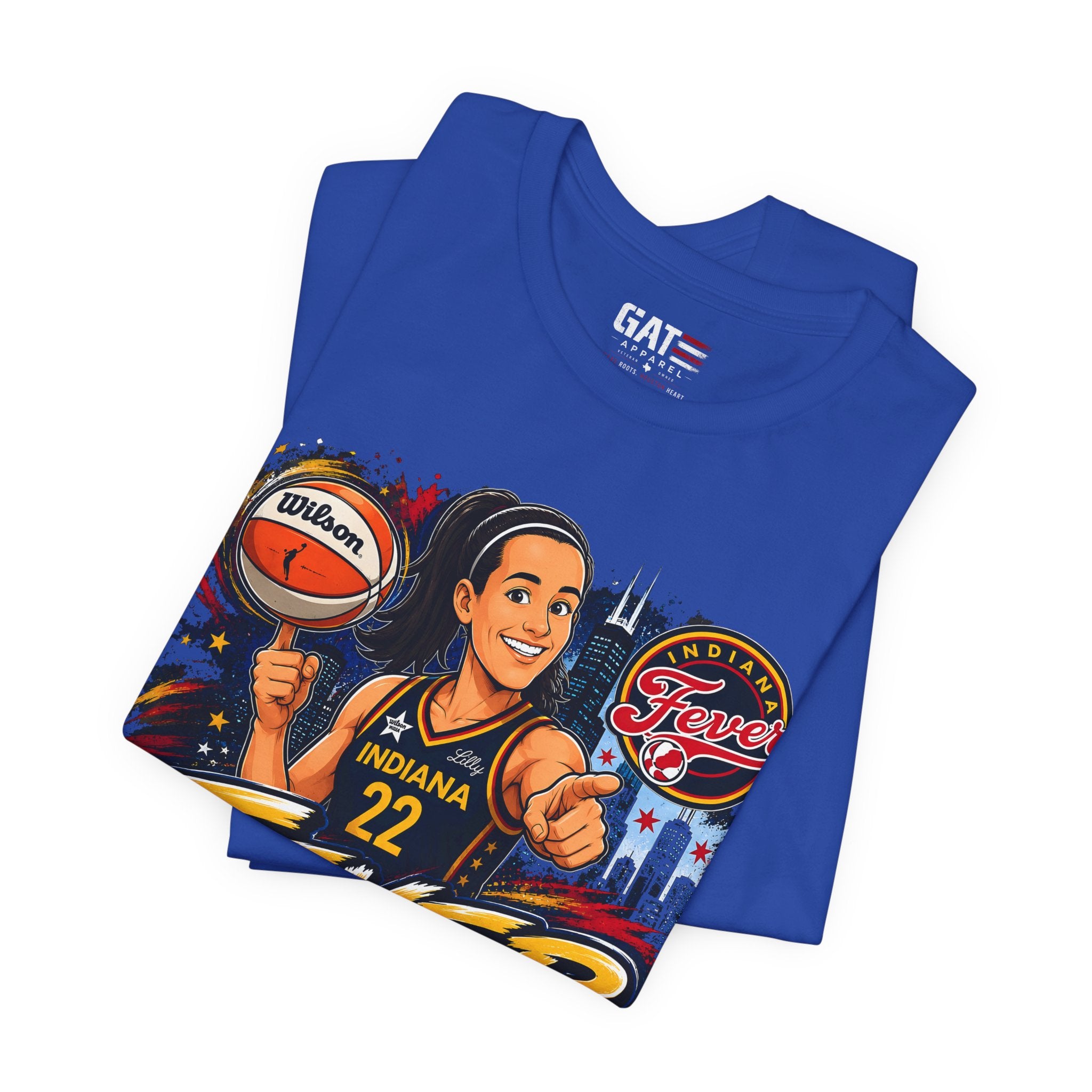 Caitlin Clark Indiana Fever #22 T-Shirt Fever Up WNBA Basketball Graphic Tee