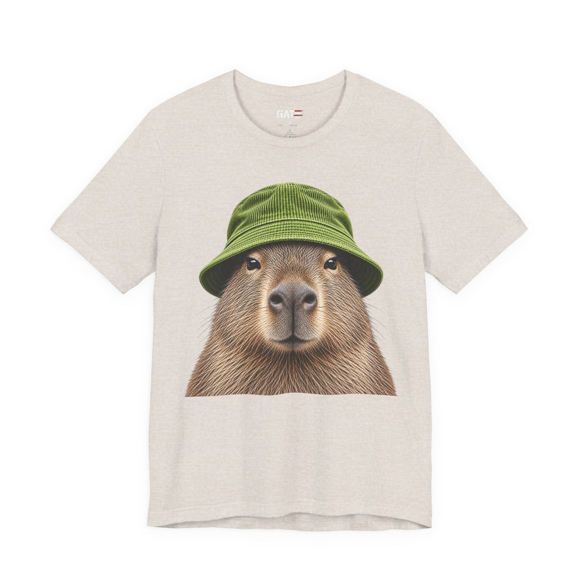 Capybara wearing a beanie graphic T-shirt - alternate product photo 2